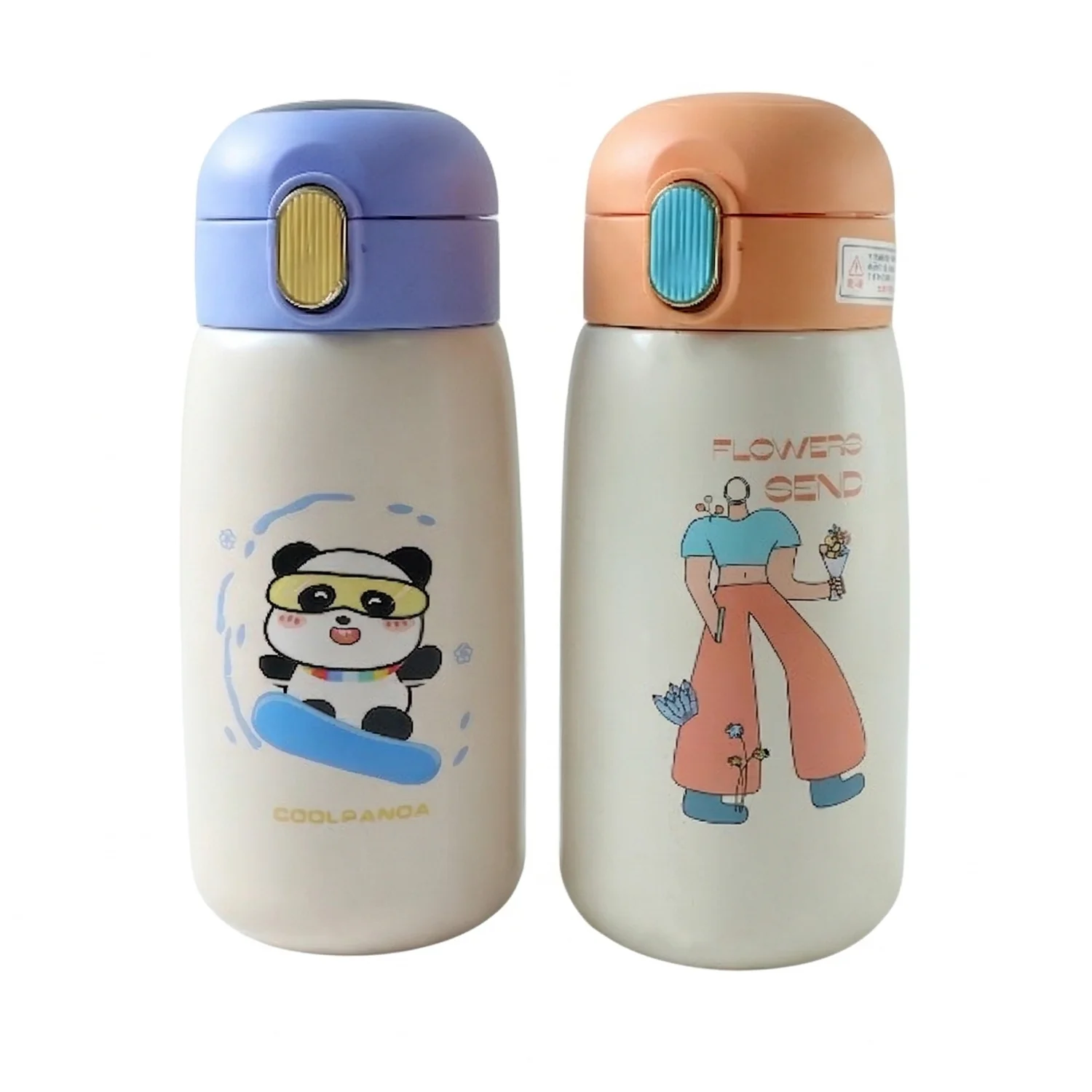 Premium Kids Insulated Water Bottle Cup (1 Pc, 420 ML Mix Design) - Image 5