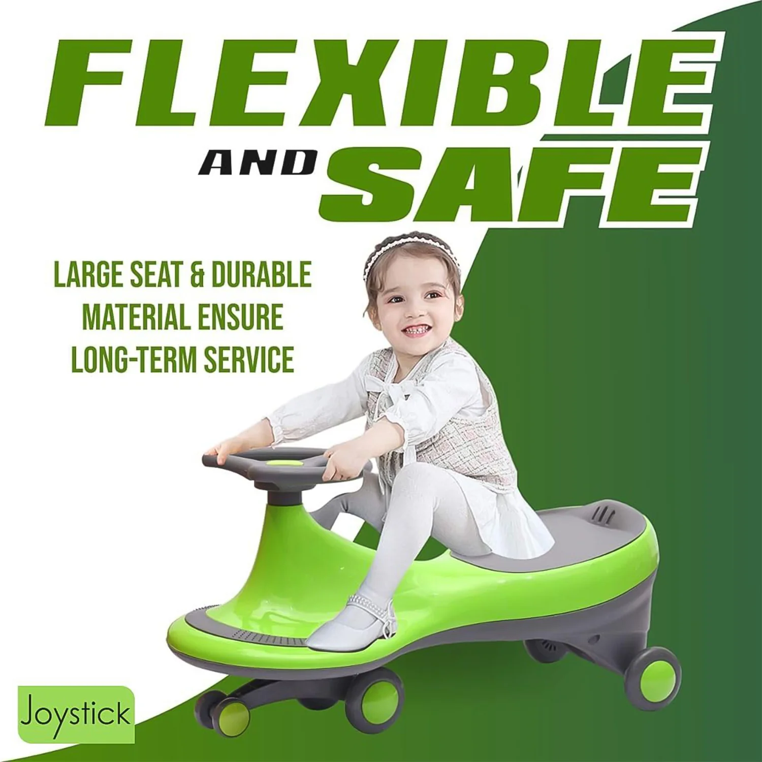 Premium Kids Play Swing Car Kids Ride on Toy (1 Pc / Mix Color) - Image 4