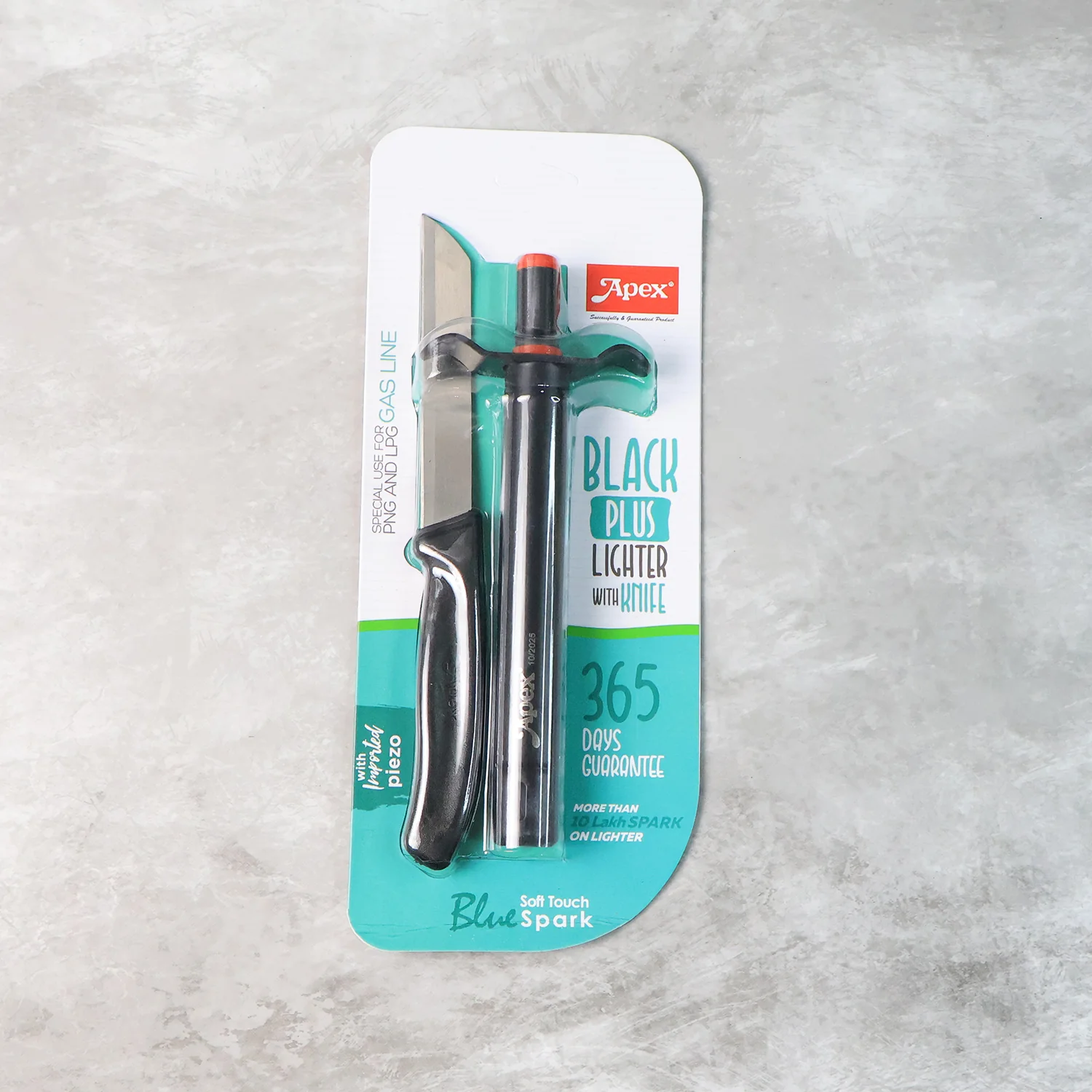 Premium Kitchen Knife with Gas Lighter Combo Set – 2 - Image 7