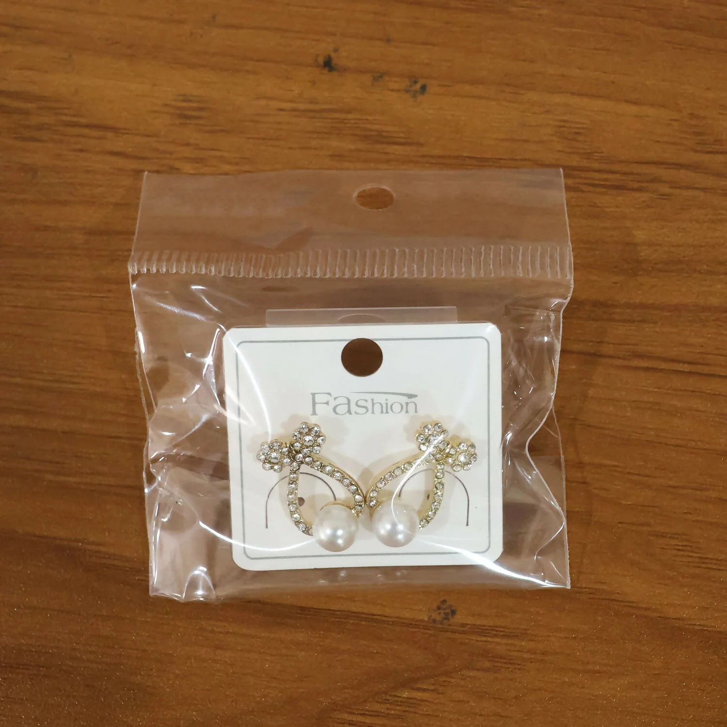 Premium Korean Crystal Bow & Pearl Drop Stud Earrings - Image 7