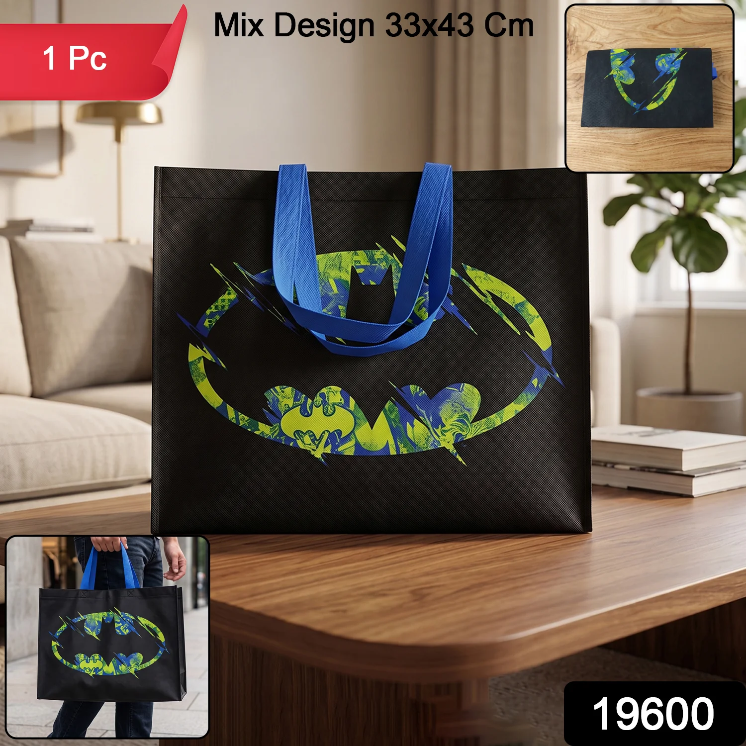 Premium Large Multipurpose Carry Hand Bag (1 Pc, 33x43 Cm) - Image 2