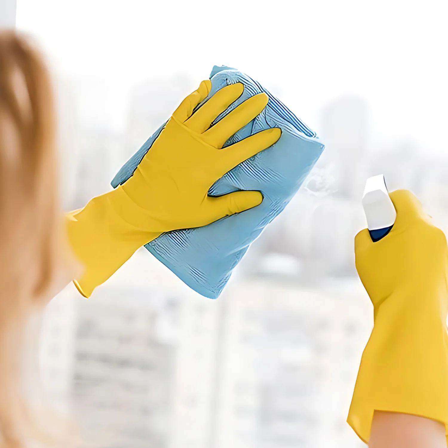 Premium Latex Household Cleaning Gloves (1 Pair) - Image 3