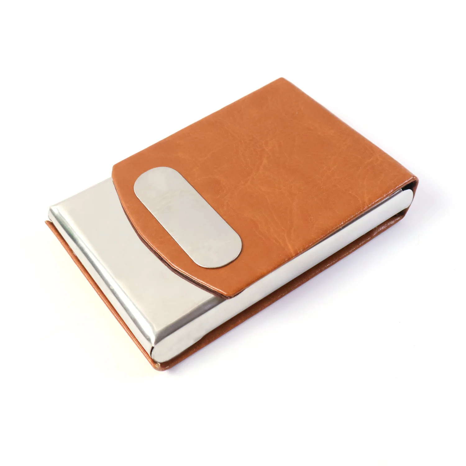 Premium Leather Finish Visiting Card Holder (1 Pc) - Image 5