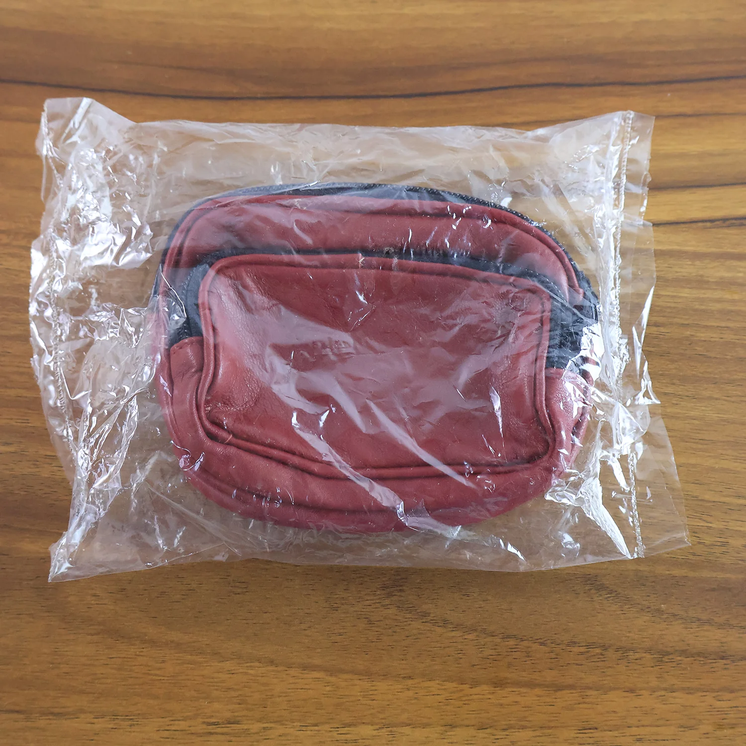 Premium Leather Zippered Card Holder & Accessories Case - Image 8