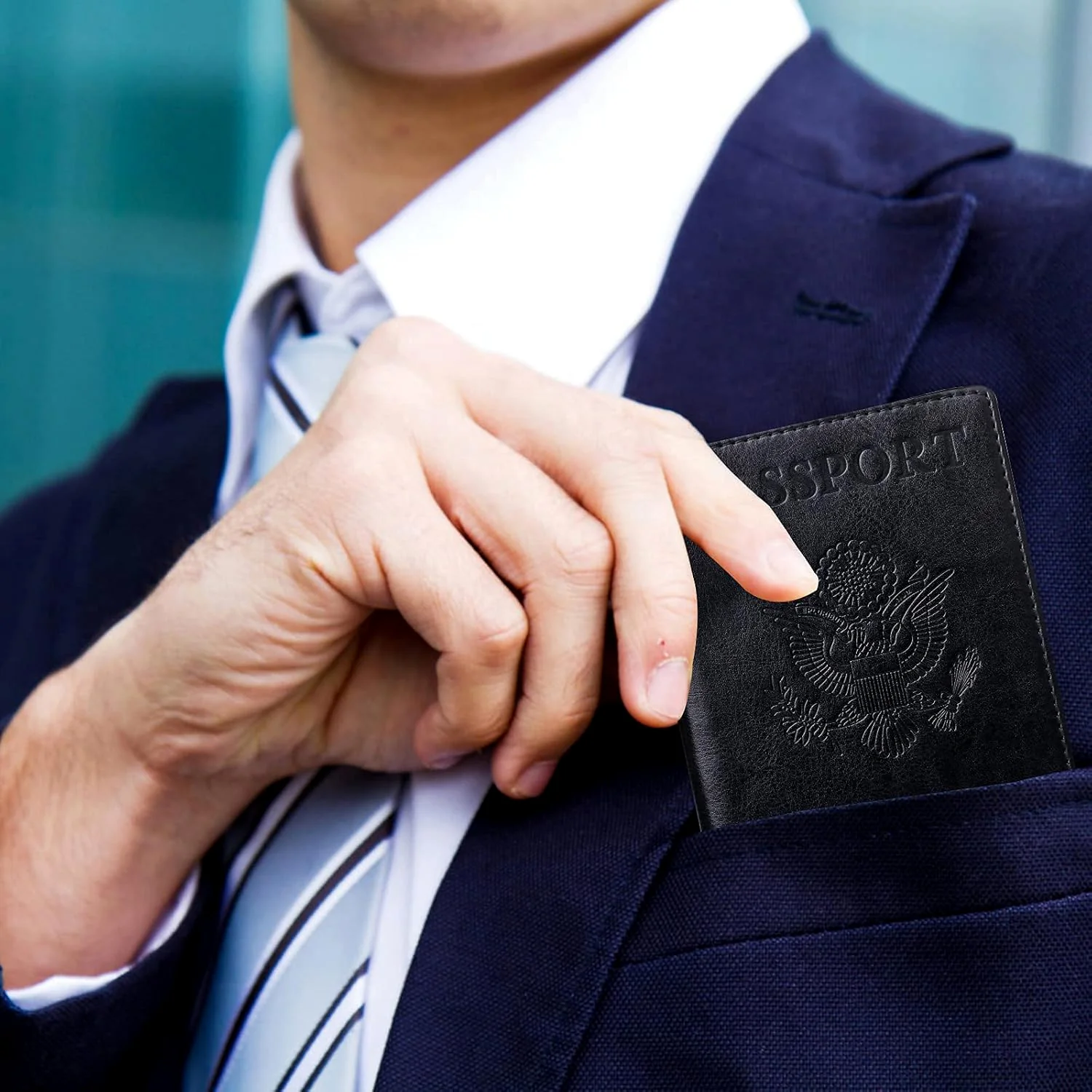 Premium Leatherette Passport Holder Cover (1 Pc) - Image 7