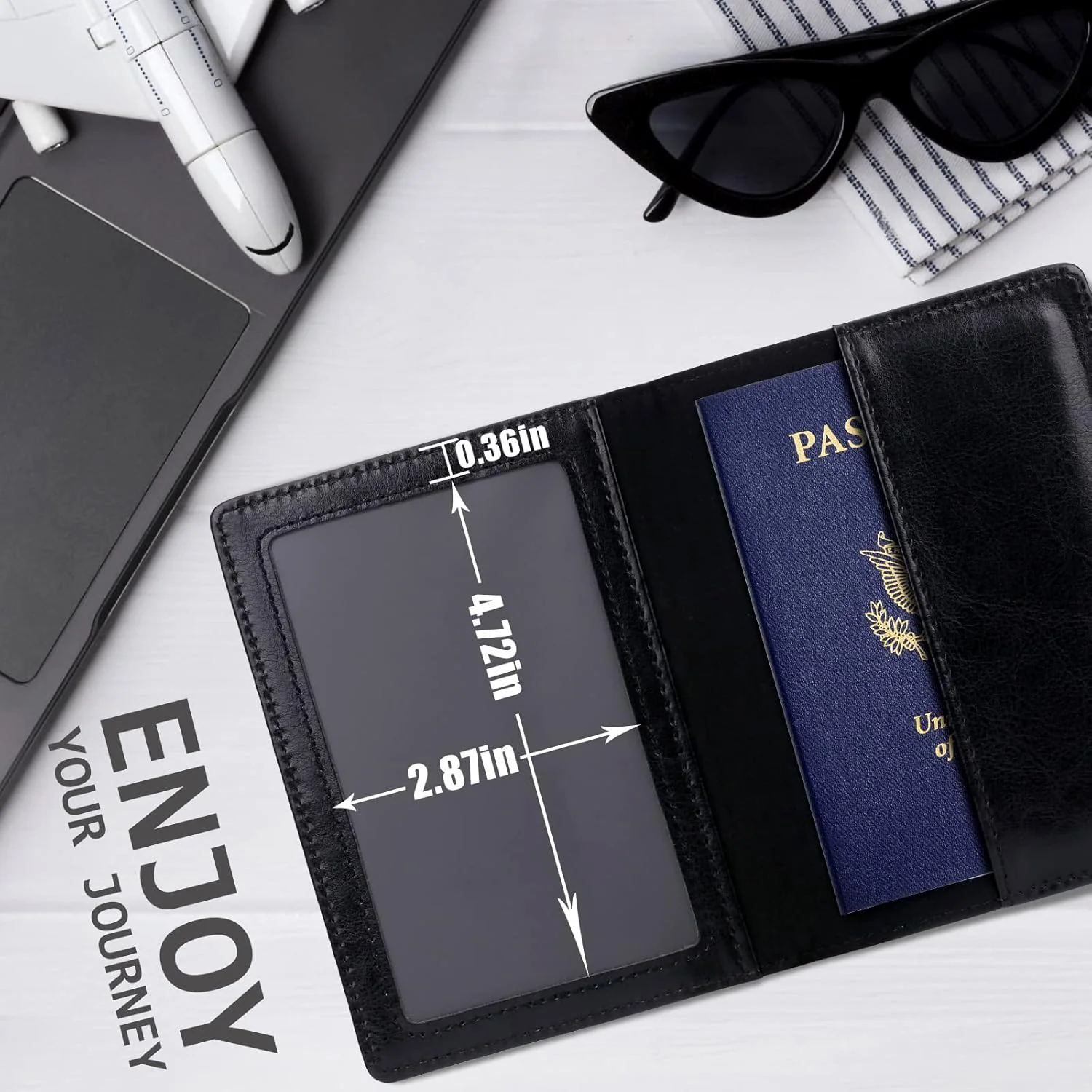 Premium Leatherette Passport Holder Cover (1 Pc) - Image 8