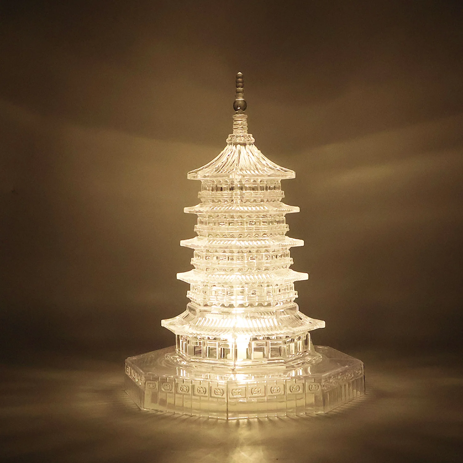 Premium LED Crystal Pagoda Decorative Light (1 Pc) - Image 6