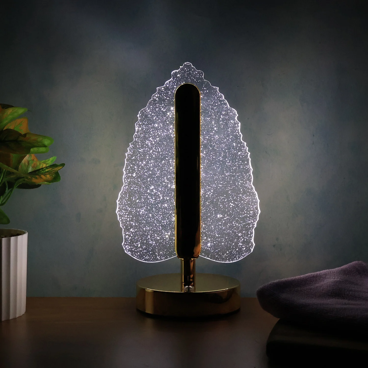 LED Crystal Table Lamp with USB Power - Image 6