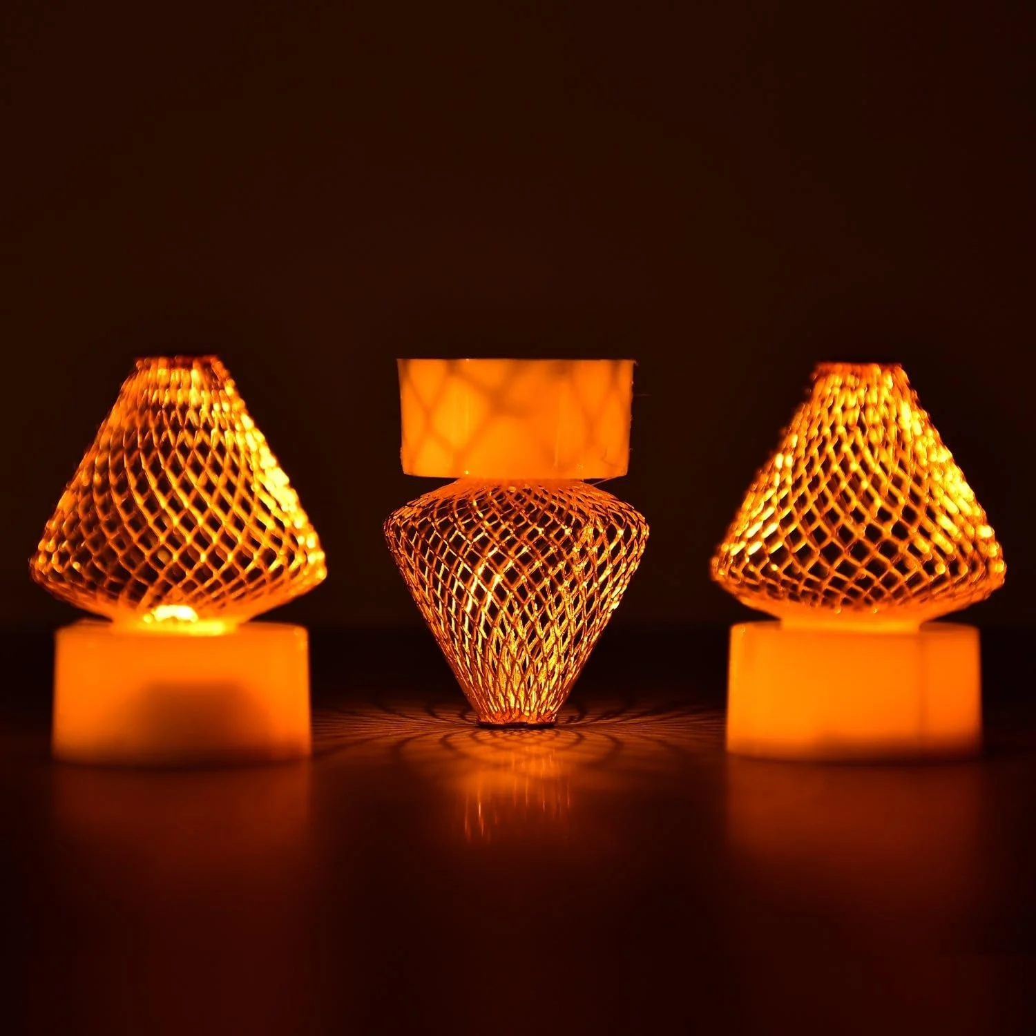 Premium LED Flameless Candle Lights (4 Pc / Set) - Image 6