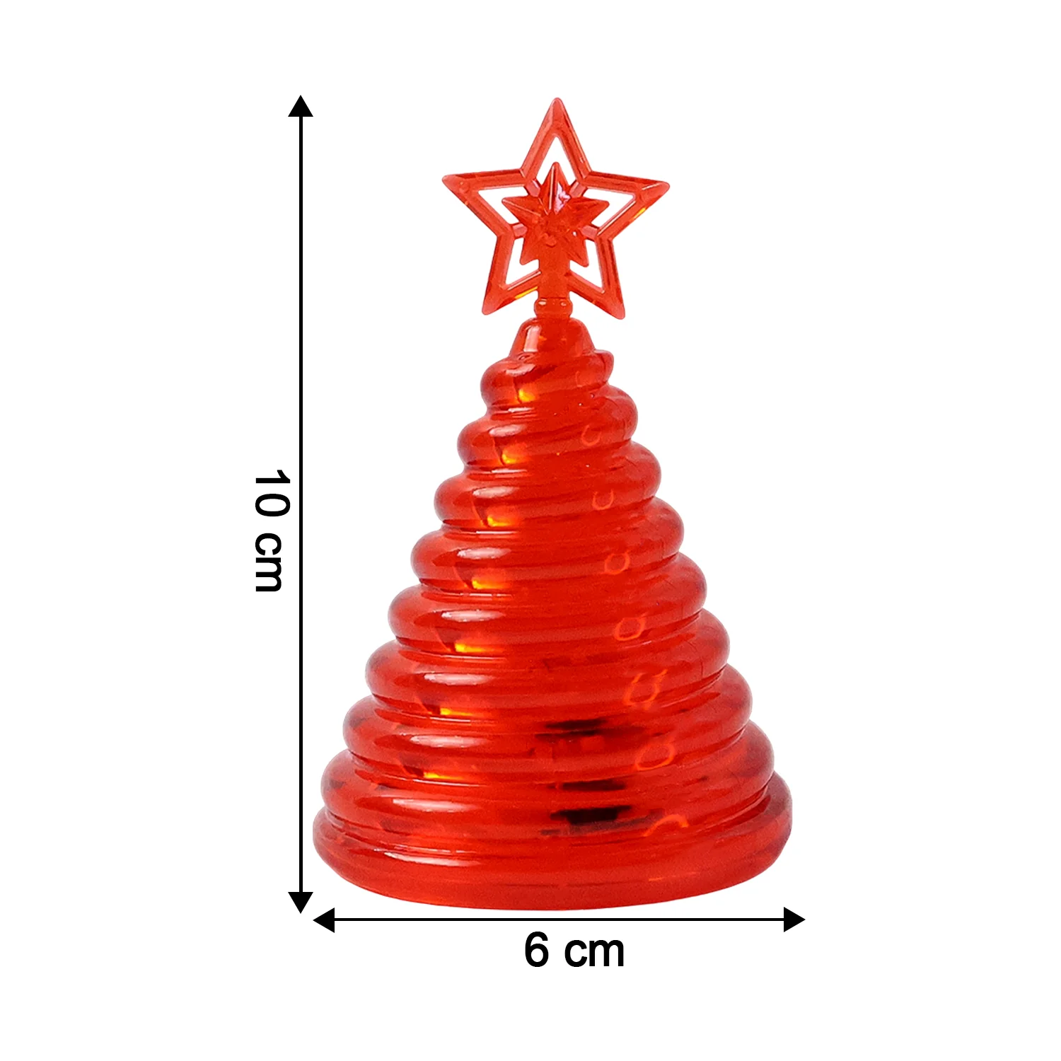 Premium LED Glowing Spiral Christmas Tree Night Lamp (1 Pc) - Image 4