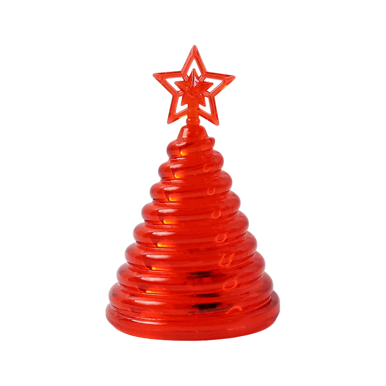 Premium LED Glowing Spiral Christmas Tree Night Lamp (1 Pc) - Image 5