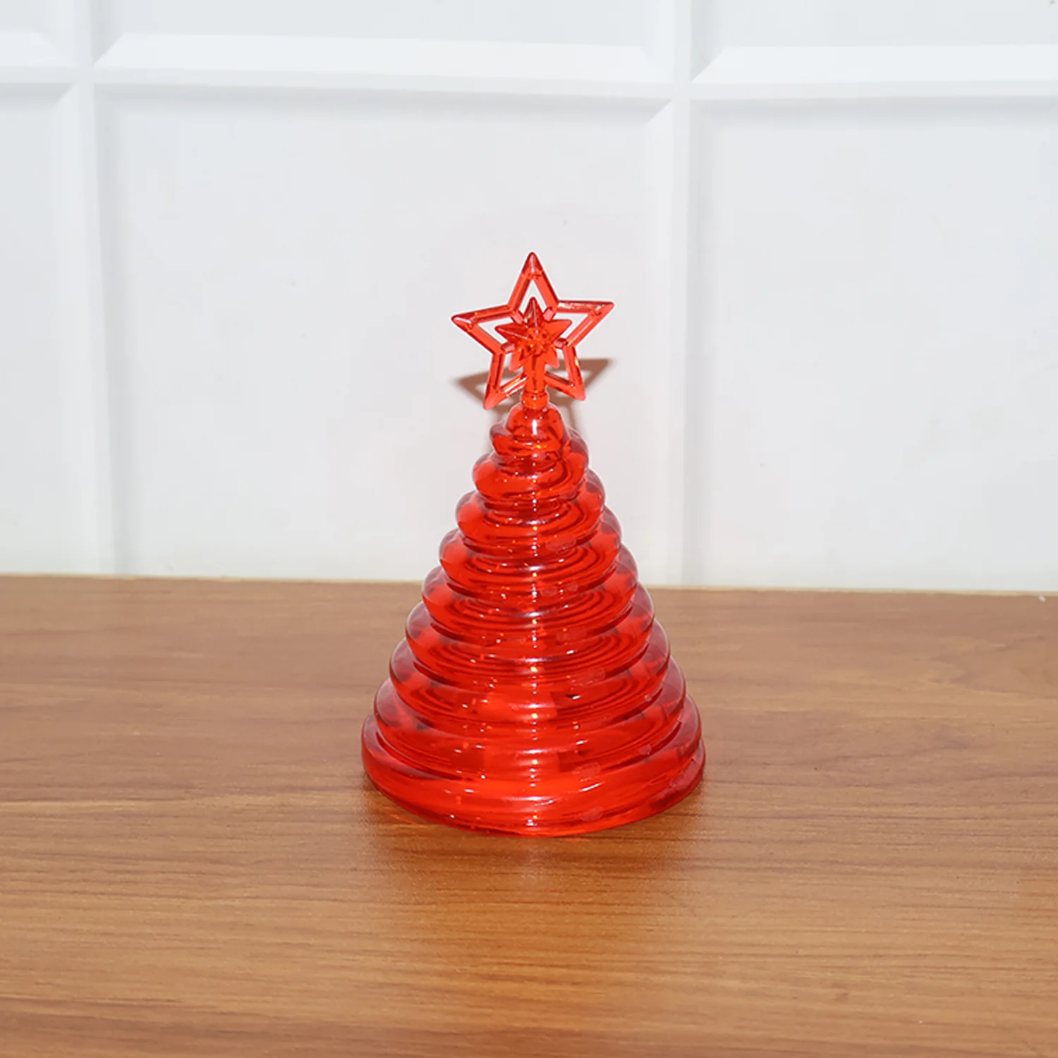 Premium LED Glowing Spiral Christmas Tree Night Lamp (1 Pc) - Image 8