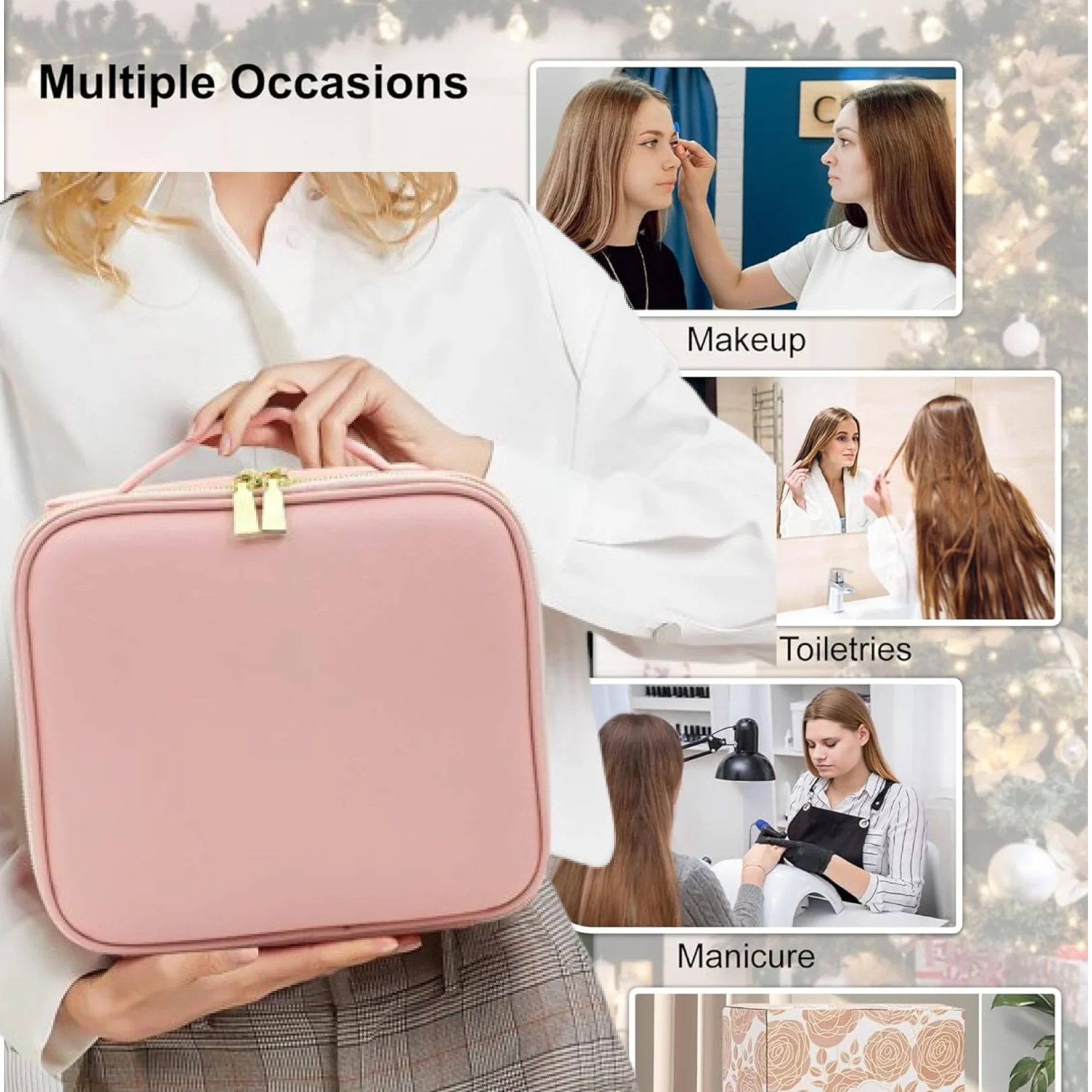 Premium LED Light Makeup Organizer Box (1 Pc / Mix Color) - Image 4