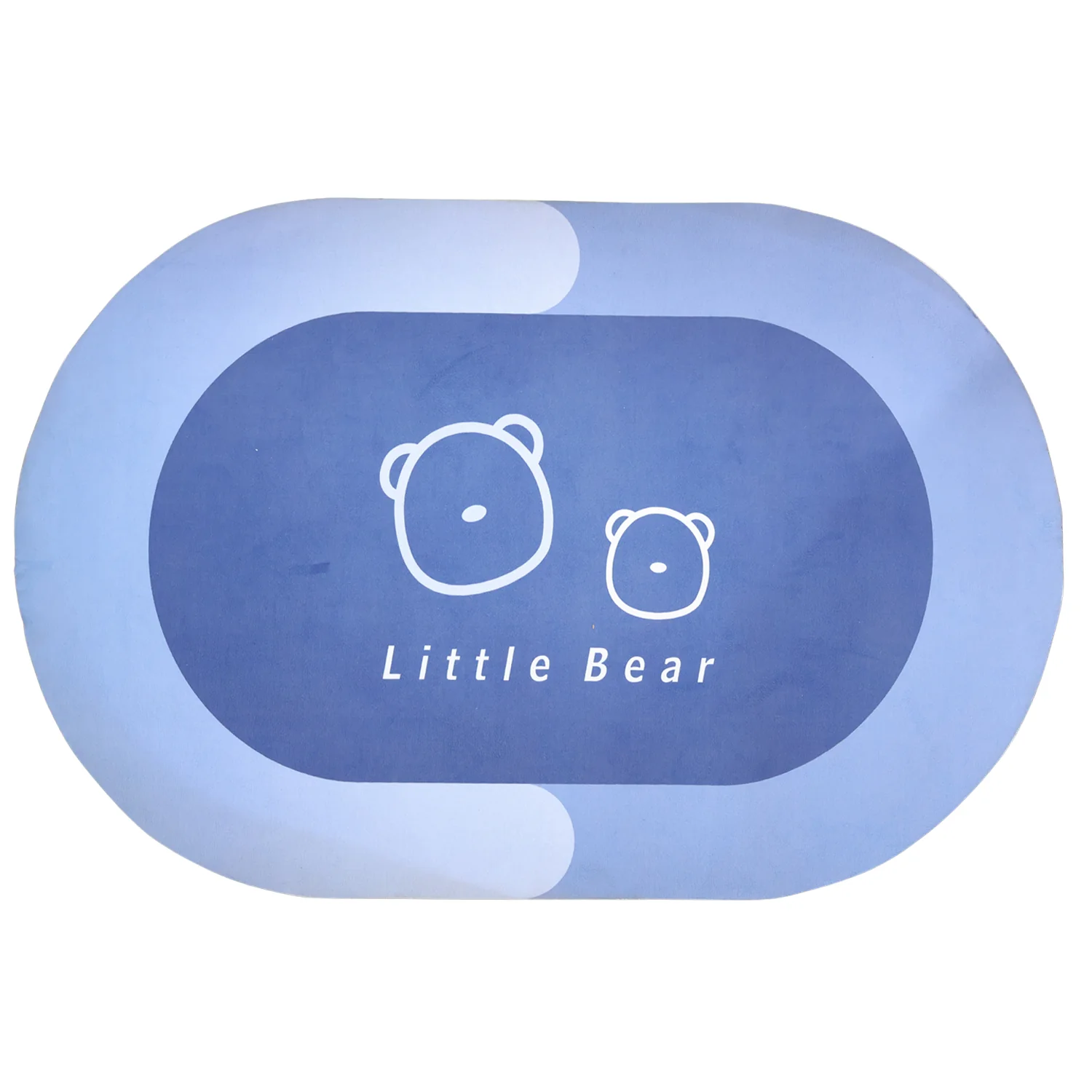 Premium Little Bear Printed Soft Non-Slip Bath Mat (1 Pc, 118x79 Cm) - Image 5