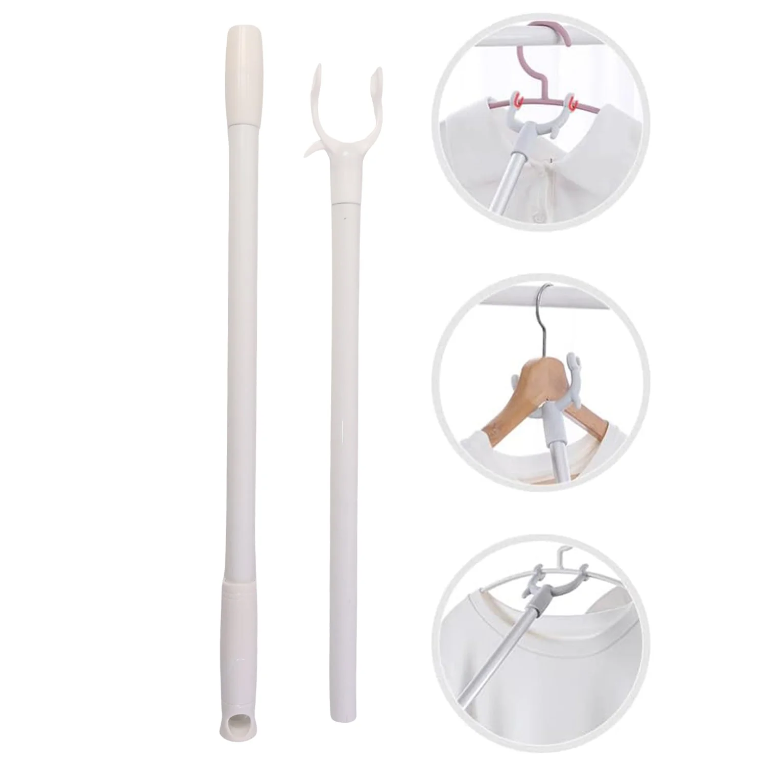Premium Long Reach Clothes Hook Rod (120 cm, 1 Pc) - Image 4