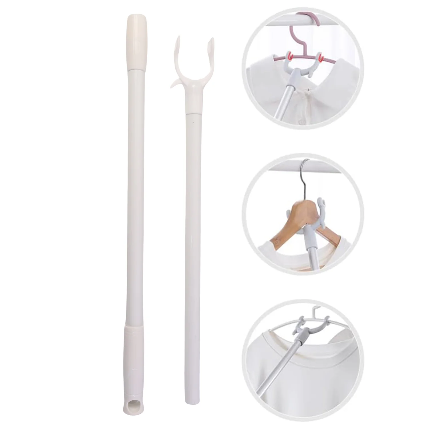 Premium Long Reach Clothes Hook Rod Pole (86 cm, 1 Pc) - Image 8