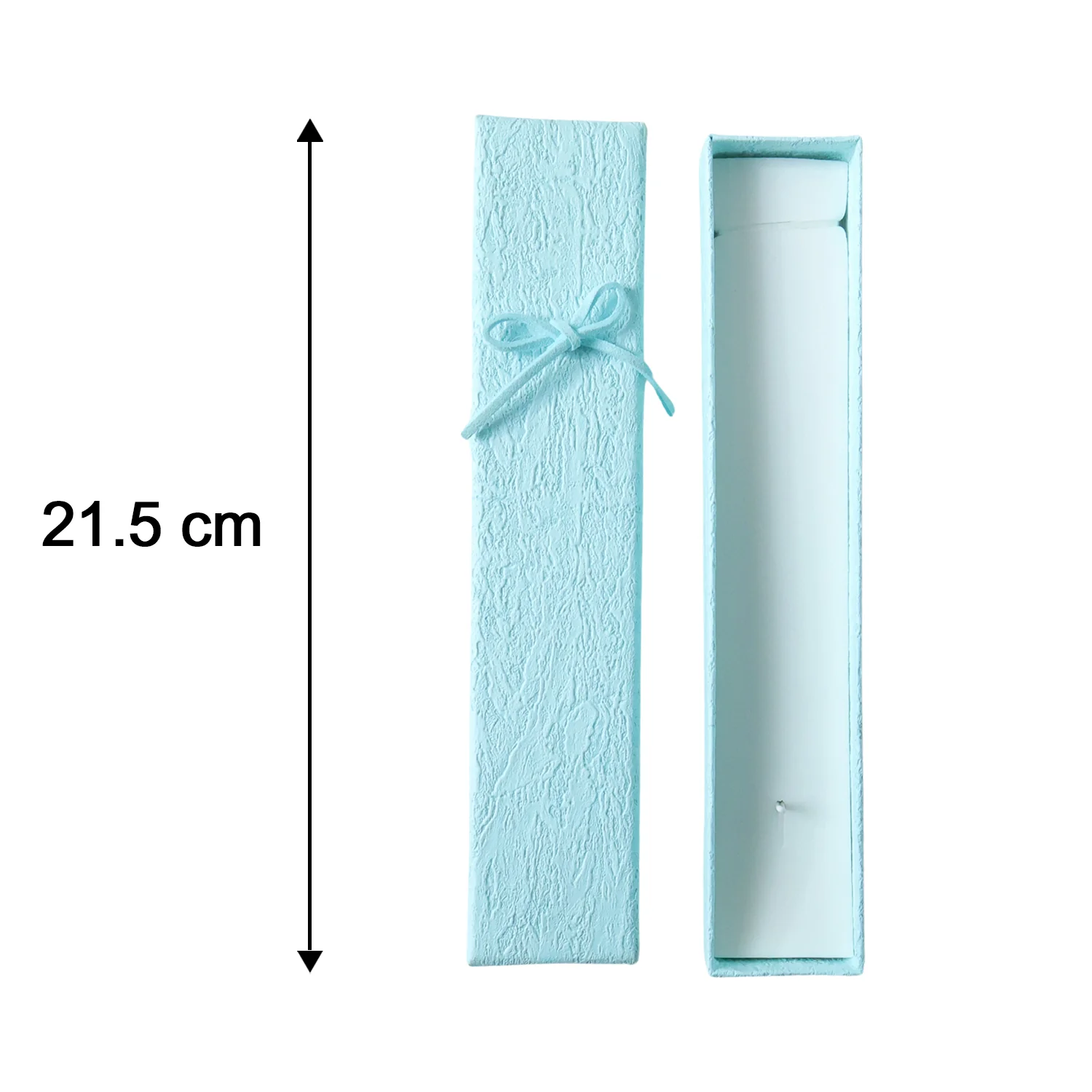 Premium Long Rectangular Jewelry Gift Box with Elegant Ribbon (1 Pc) - Image 6