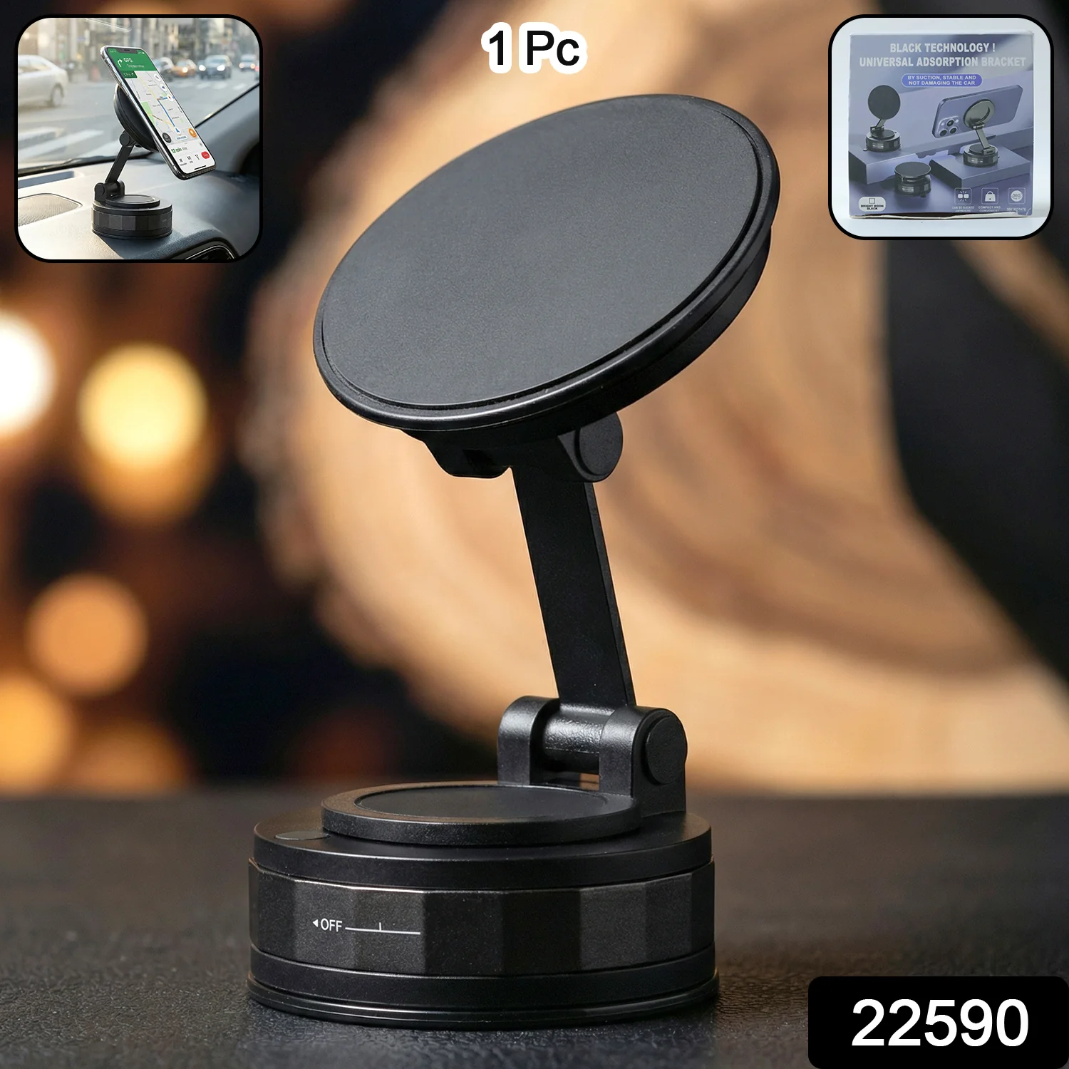 Premium Magnetic Mobile Holder Stand (1 Pc) - Image 2