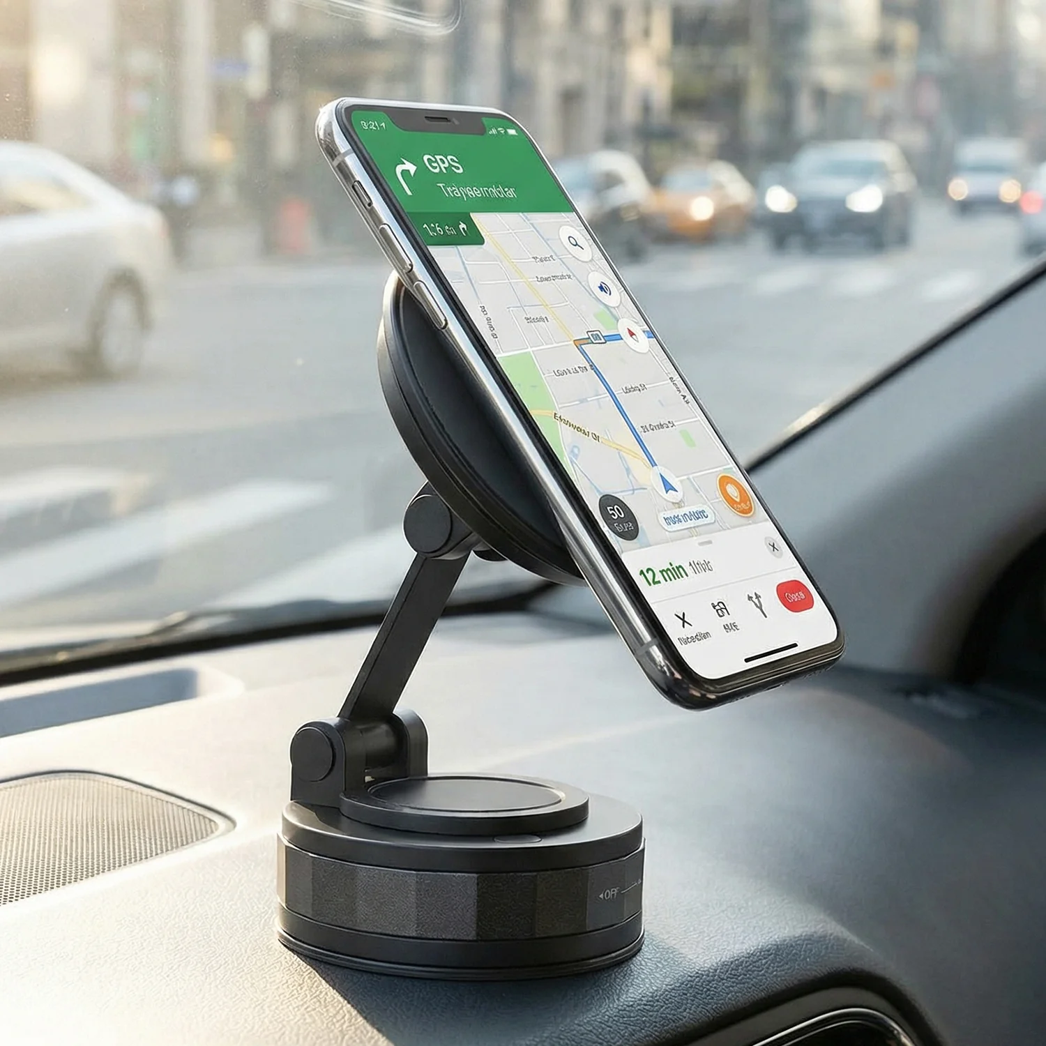 Premium Magnetic Mobile Holder Stand (1 Pc) - Image 5