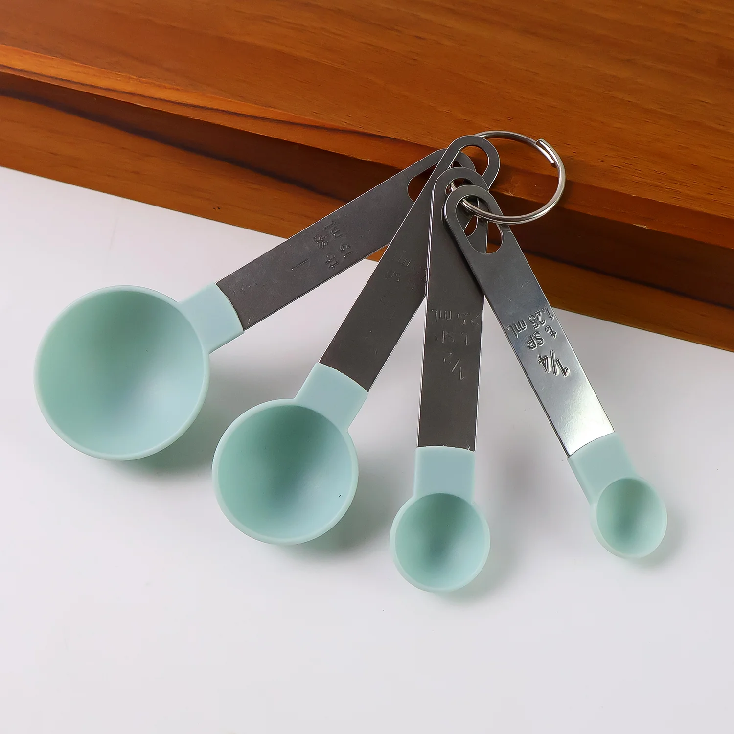 Premium Measuring Spoon Set with Stainless Steel Handles 4-Piece - Image 4