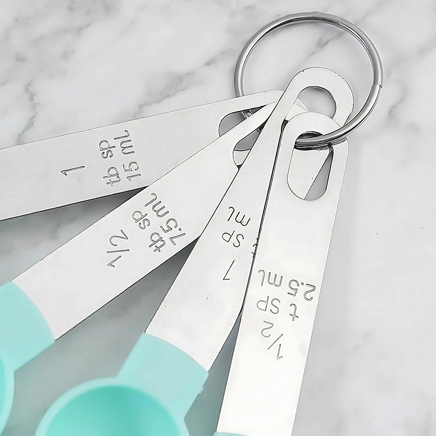 Premium Measuring Spoon Set with Stainless Steel Handles 4-Piece - Image 7