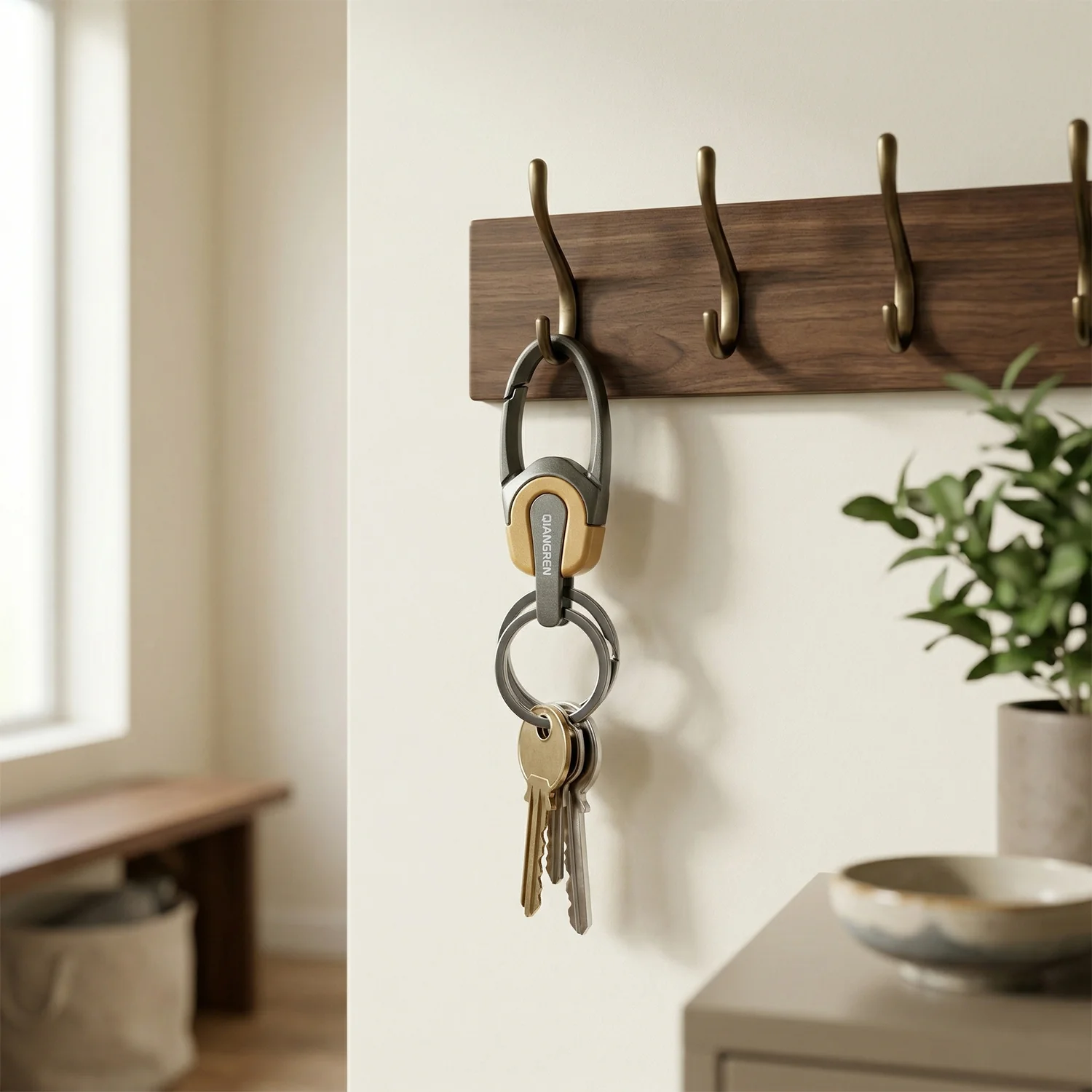 Premium Metal Carabiner Key Holder Clip 1 Pc - Image 4