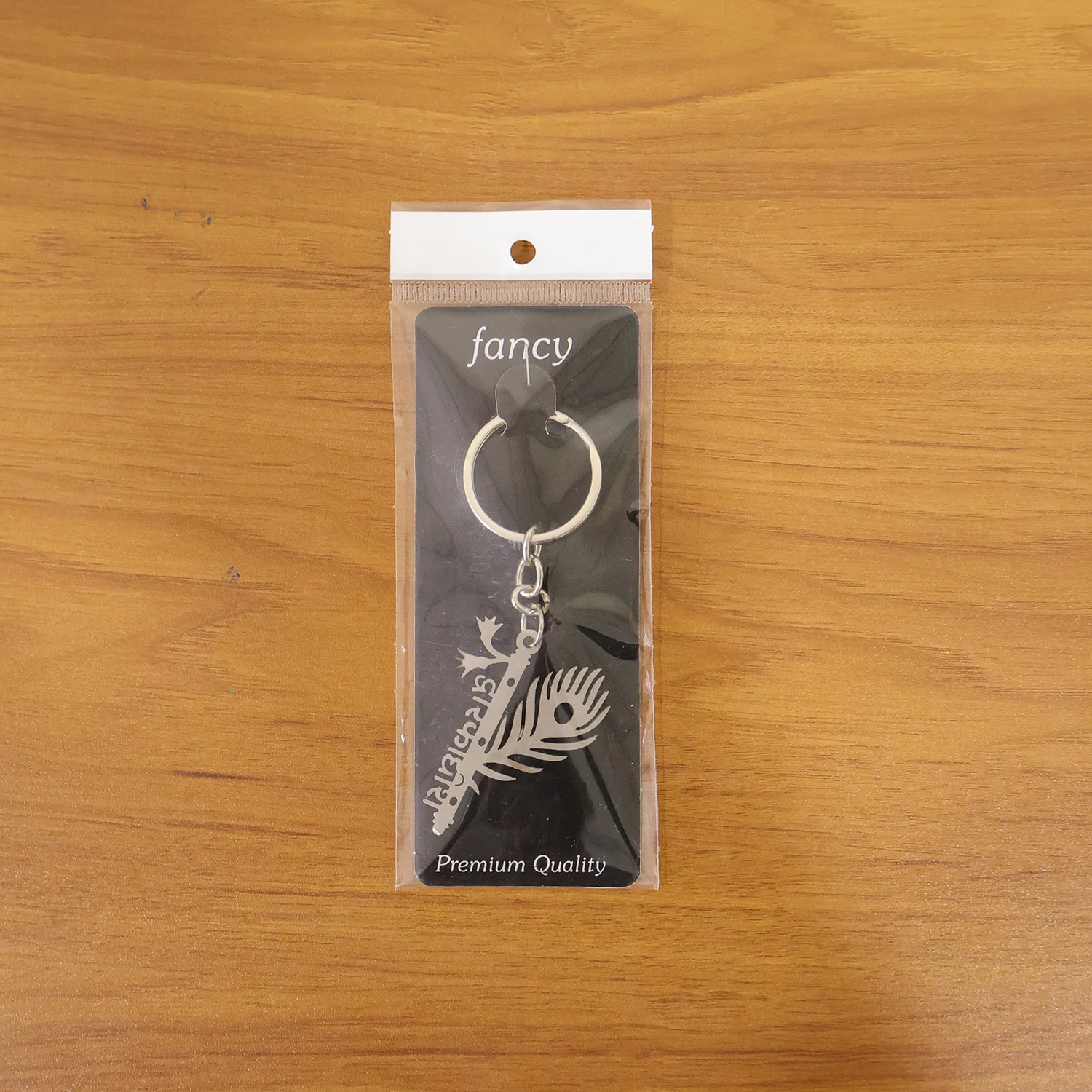 Premium Metal Dwarkadhish Feather Design Keychain 1 Pc - Image 7