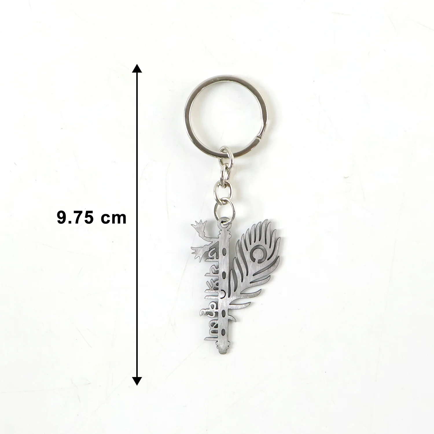 Premium Metal Flute Krishna Keychain 1 Pc - Image 6