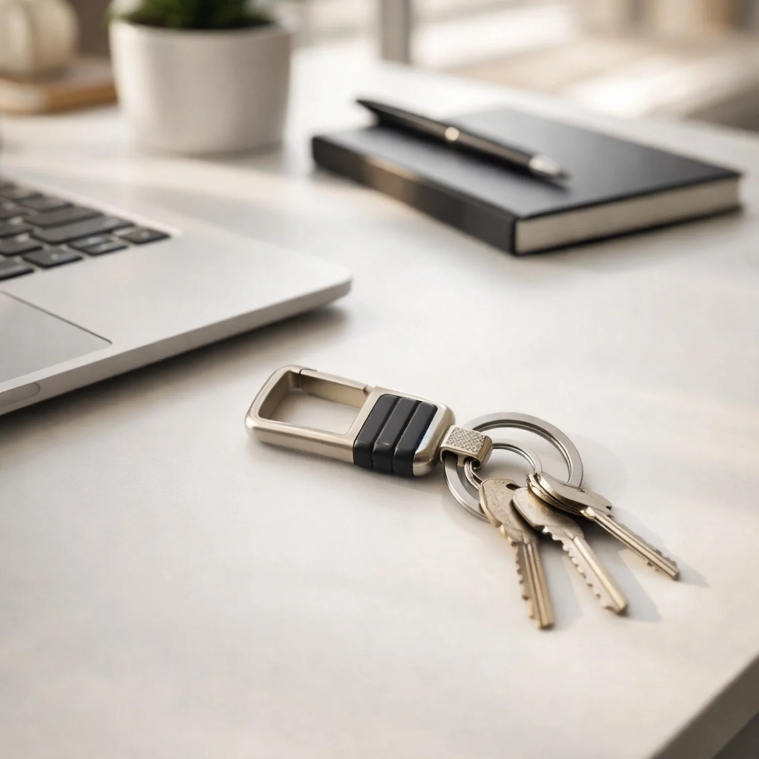 Premium Metal Heavy Duty Stylish Keychain (1 Pc) - Image 3