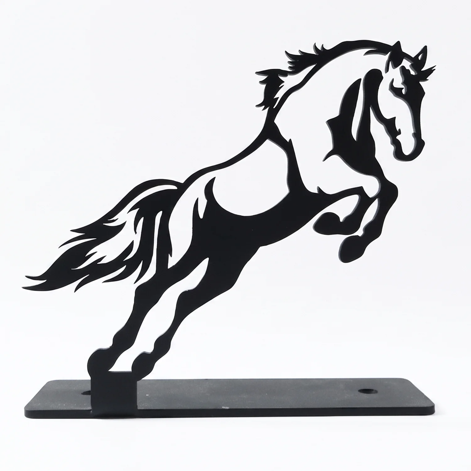 Premium Metal Horse Sculpture Table Décor (1 Pc) - Image 4