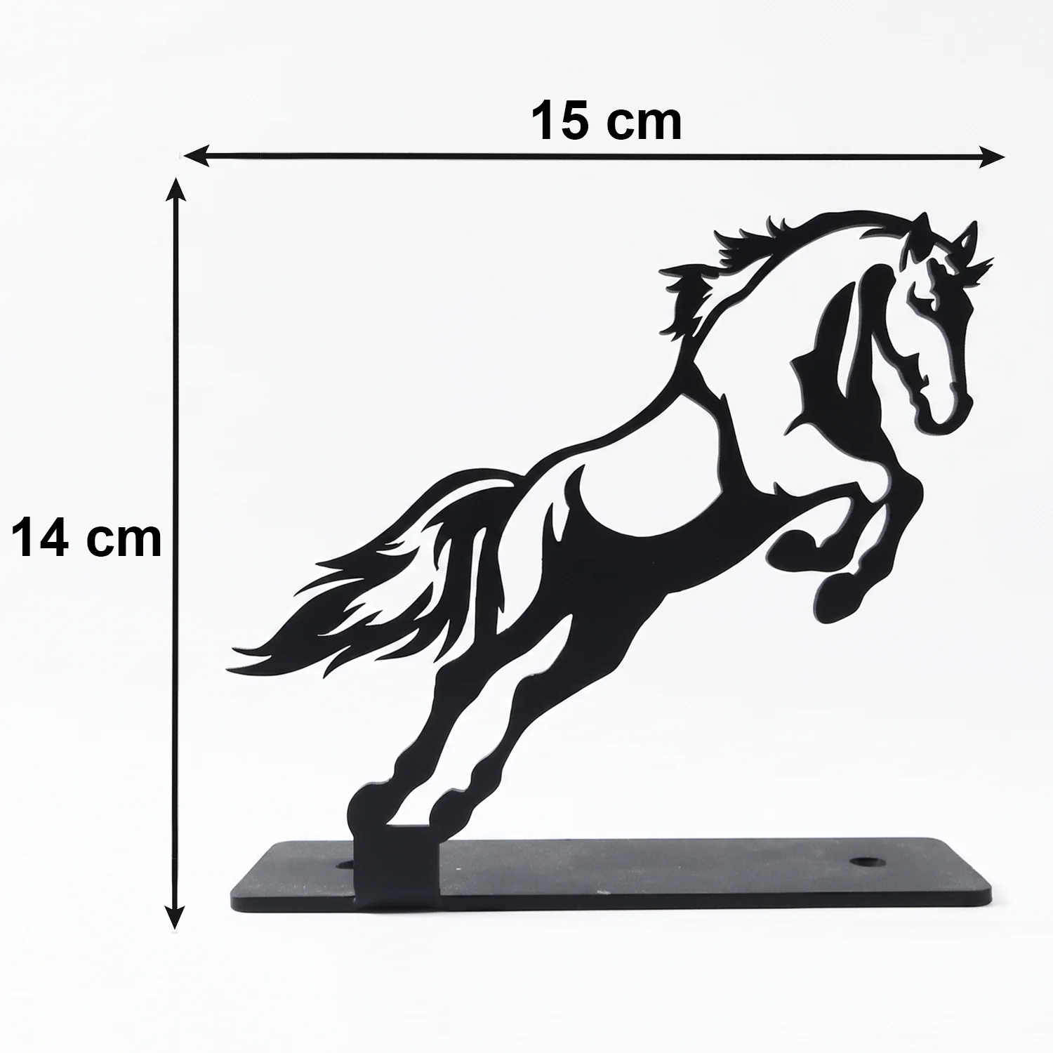 Premium Metal Horse Sculpture Table Décor (1 Pc) - Image 6