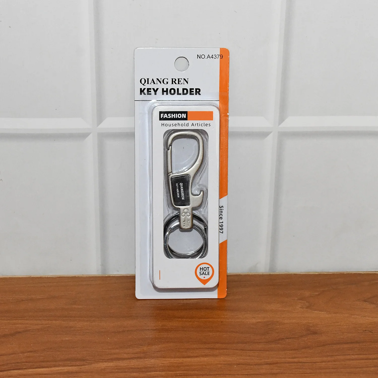 Premium Metal Keychain Carabiner Clip Hook with Dual Key Rings (1 Pc) - Image 7