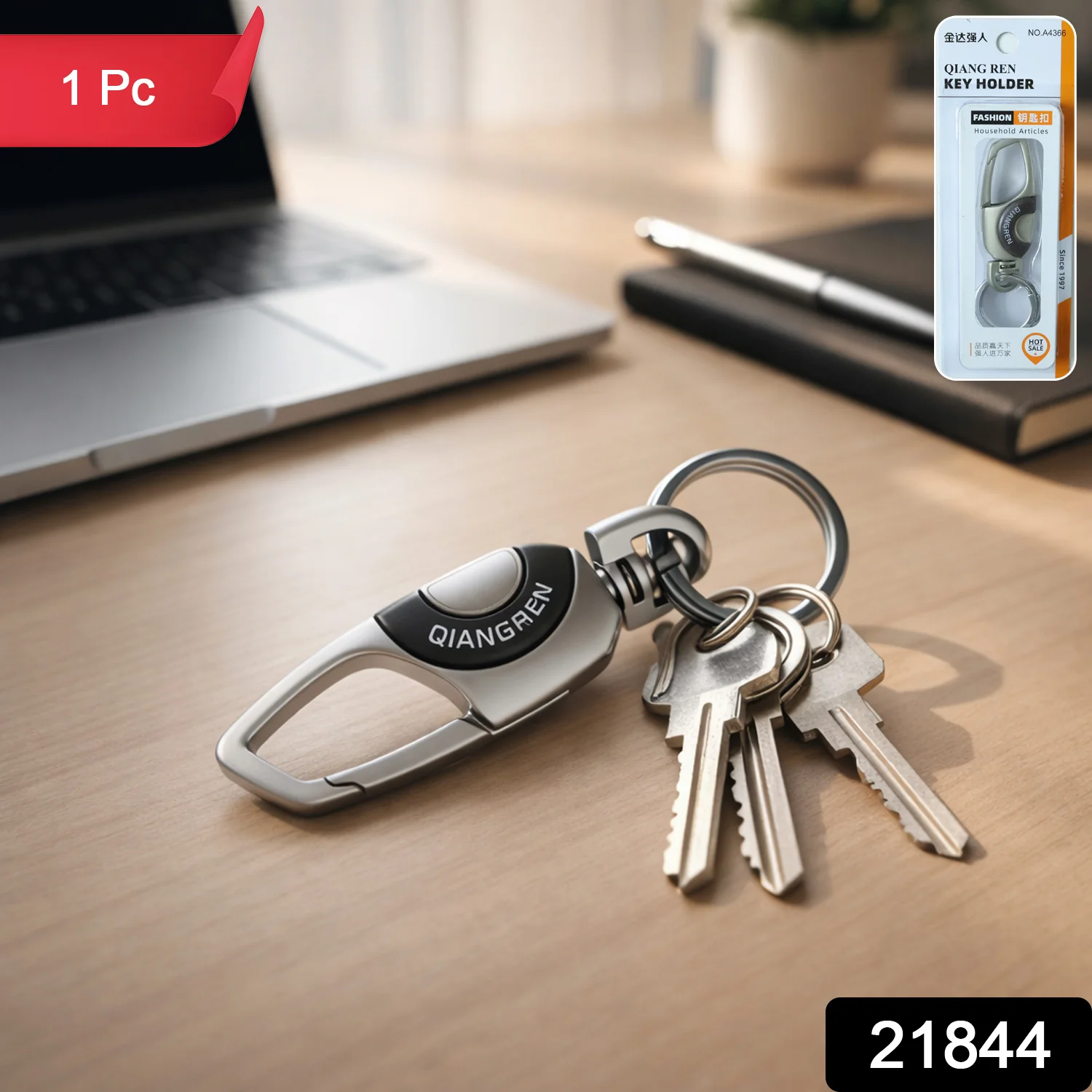 Premium Metal Keychain For Car And Bike Key Holder (1 Pc) - Image 2