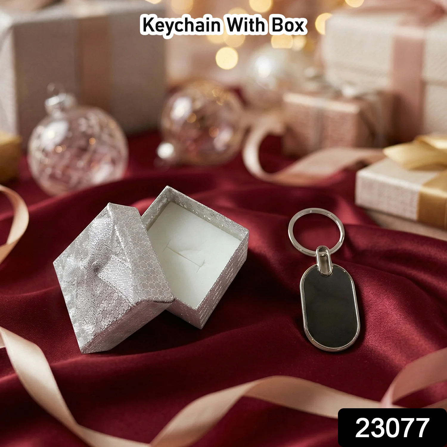Premium Metal Keychain with Gift Box - Image 2