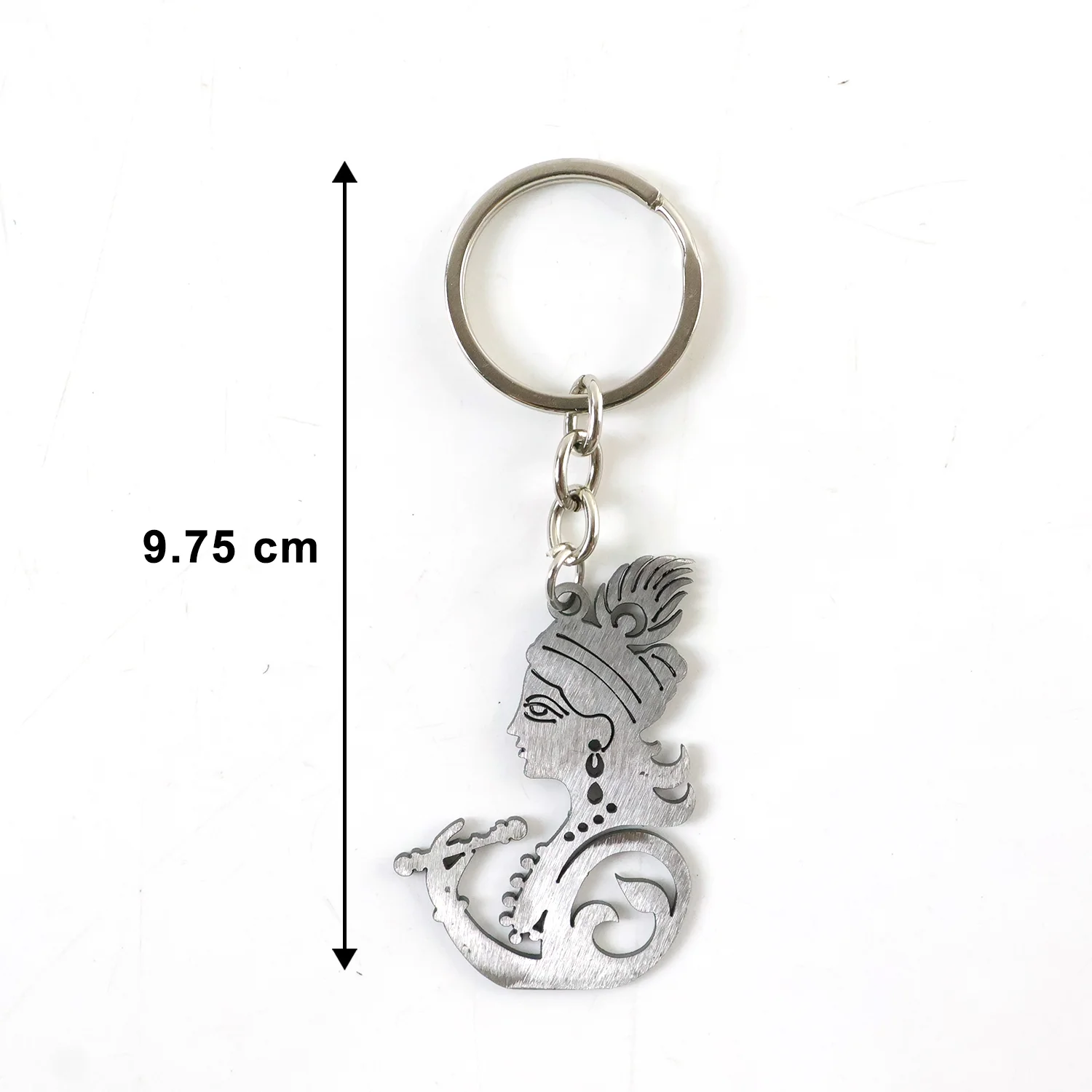 Premium Metal Krishna Face Keychain 1 Pc - Image 6