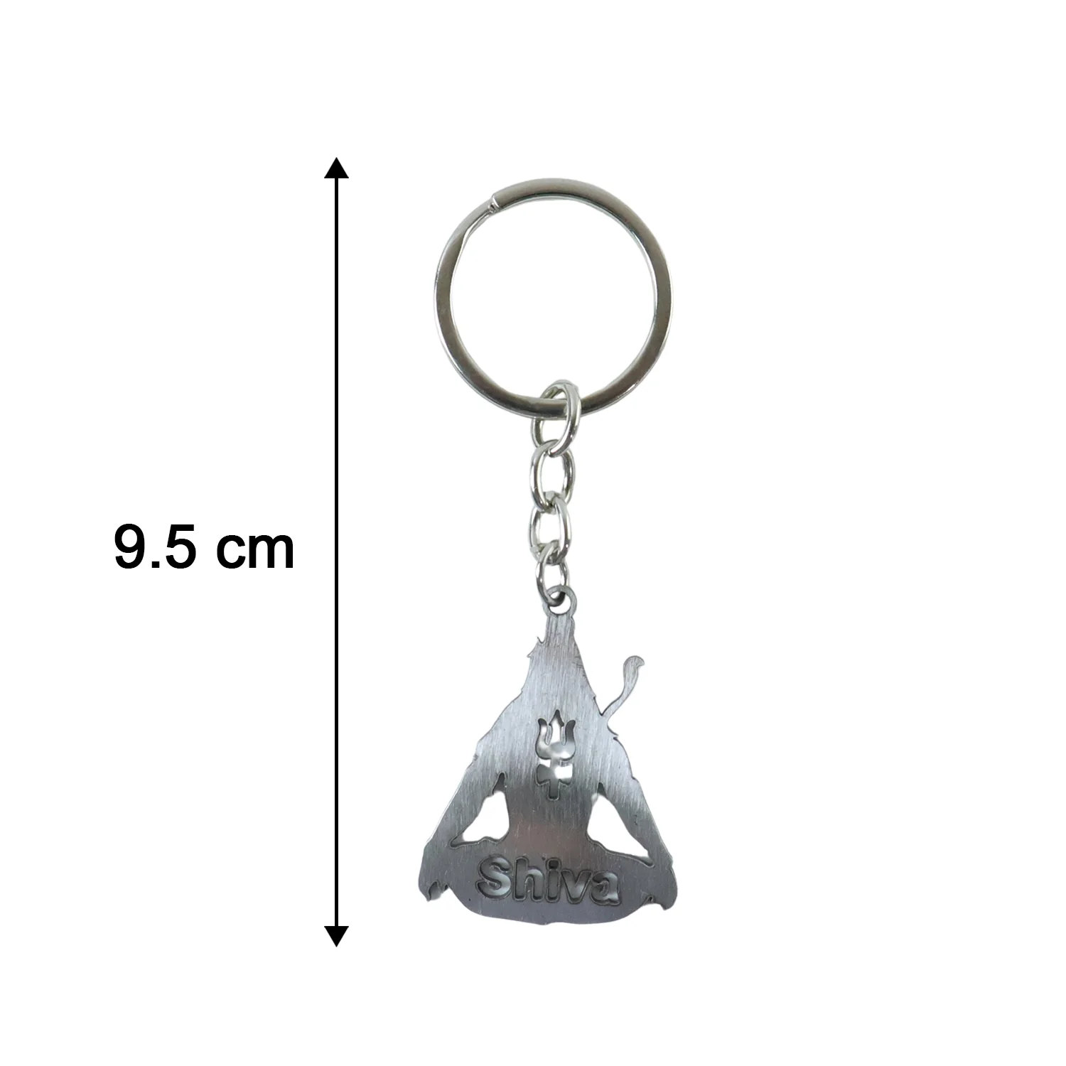 Premium Metal Lord Shiva Trishul Design Keychain 1 Pc - Image 6