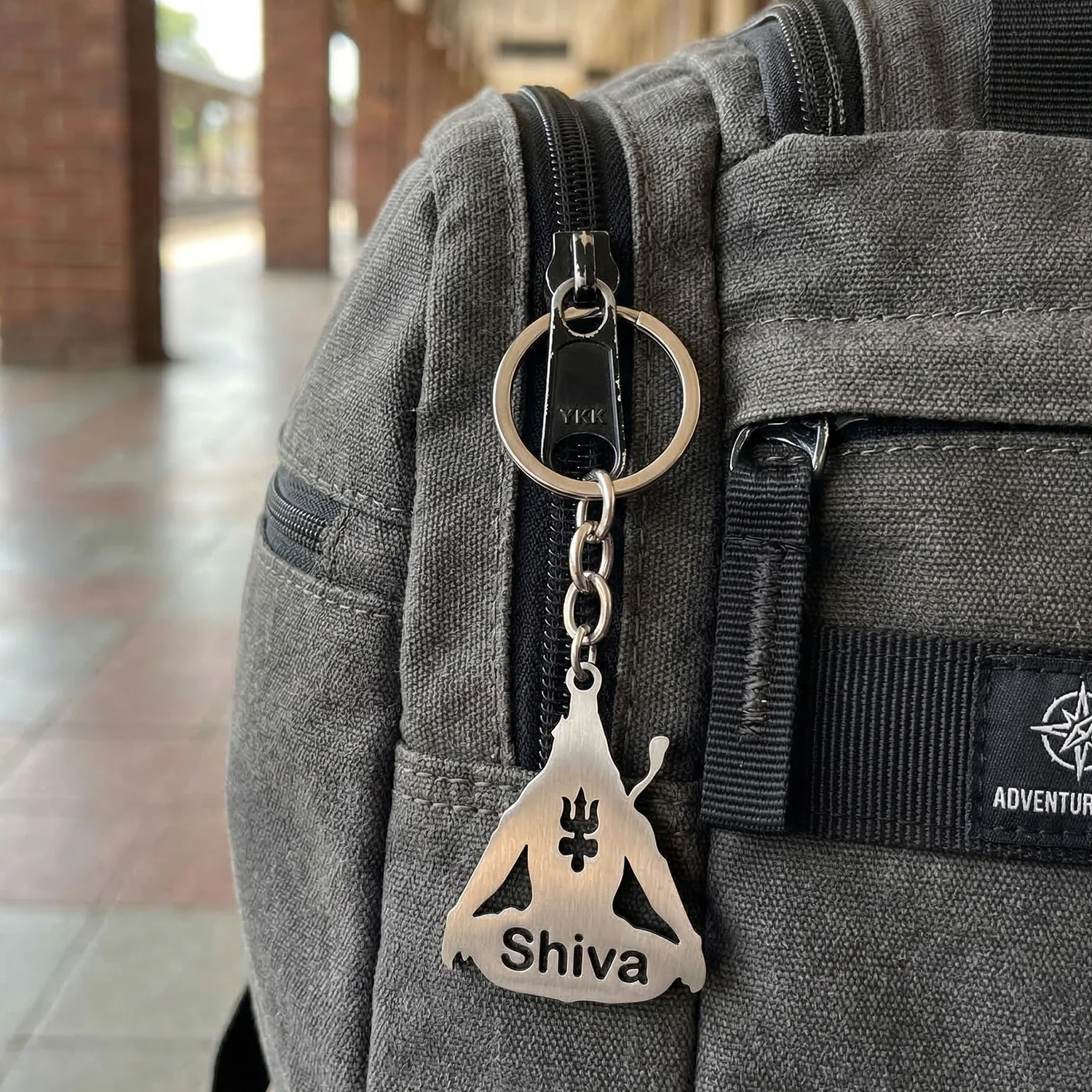 Premium Metal Lord Shiva Trishul Design Keychain 1 Pc - Image 7