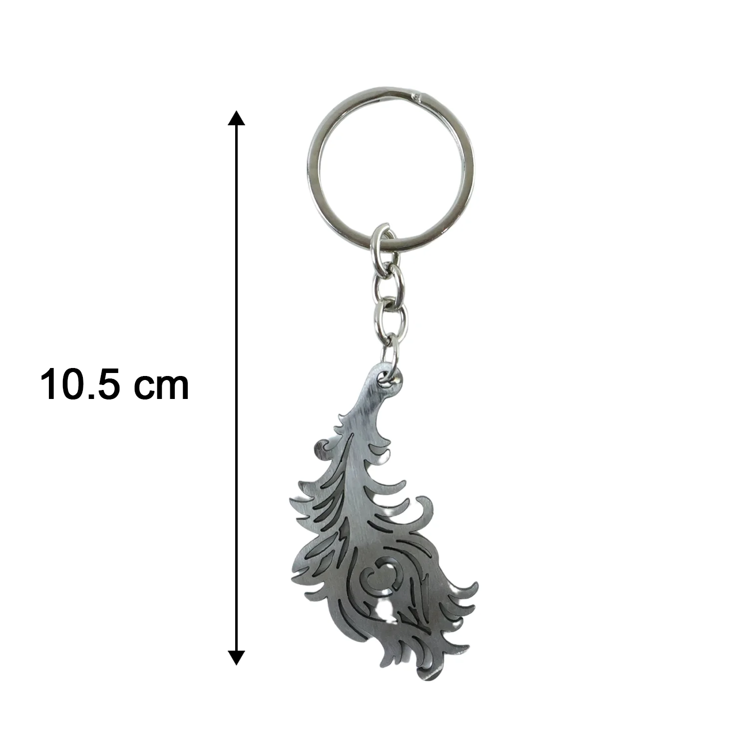 Premium Metal Morpich Feather Design Keychain 1 Pc - Image 6