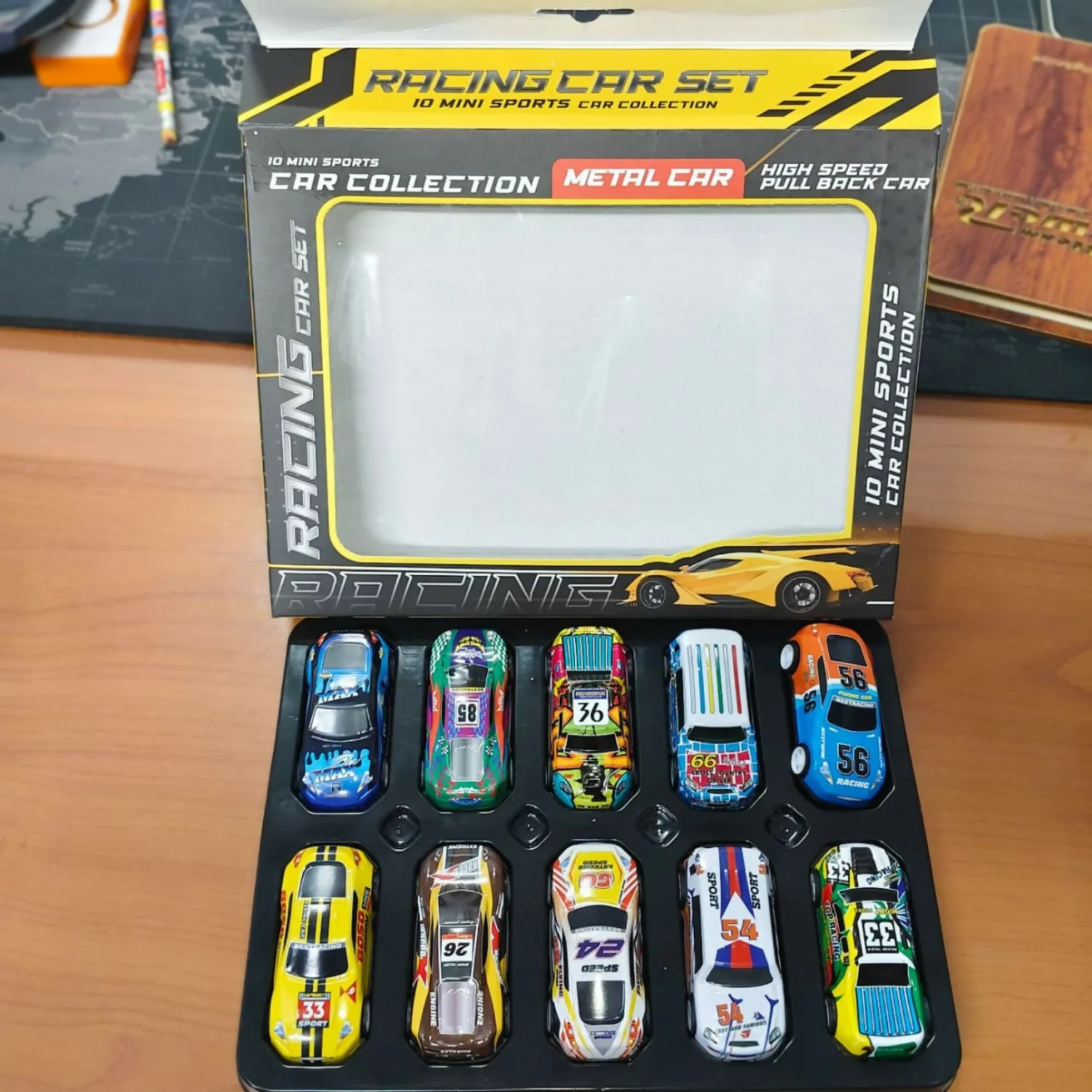 Premium metal racing car 10 pc set - Image 6