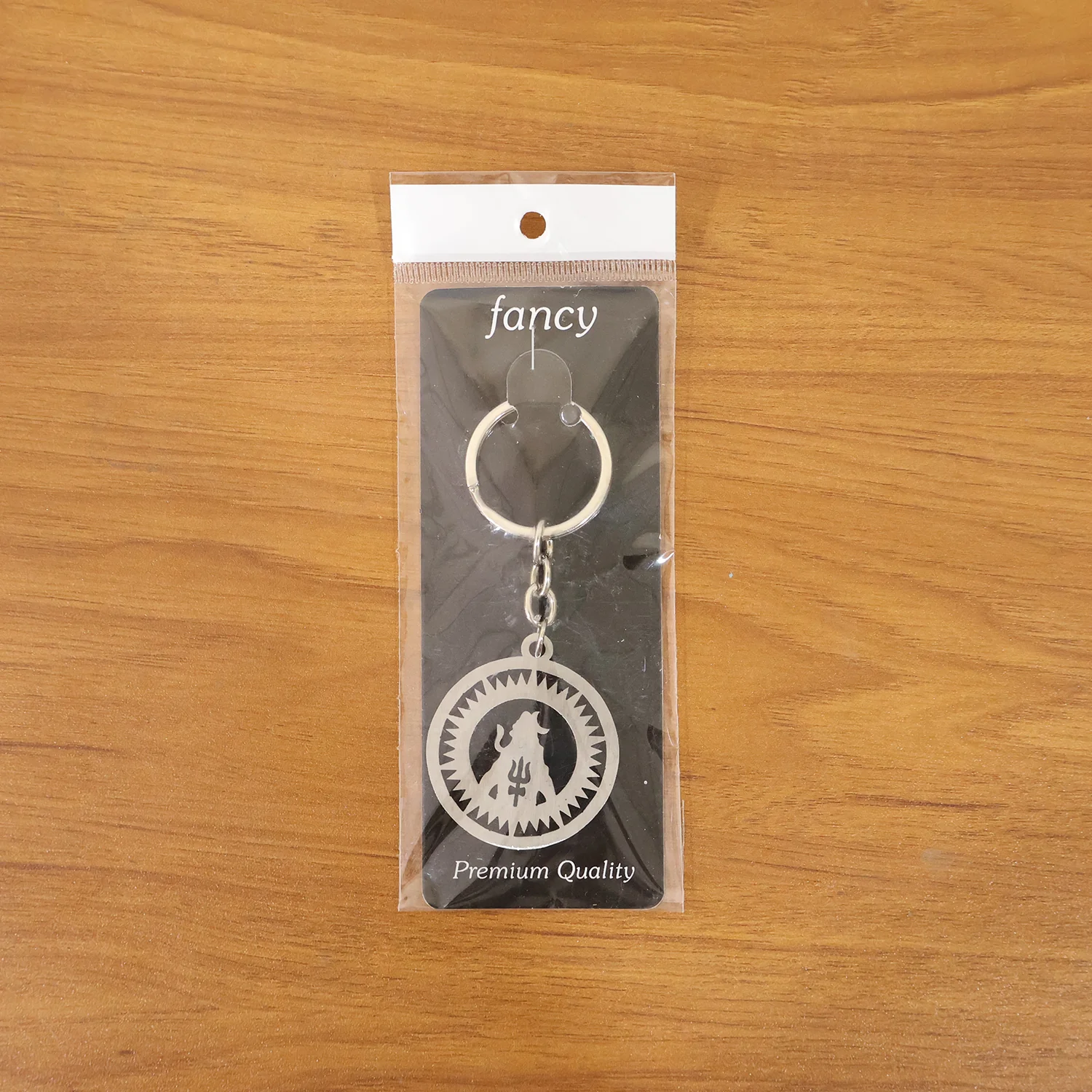 Premium Metal Round Mahakal Keychain 1 Pc - Image 8