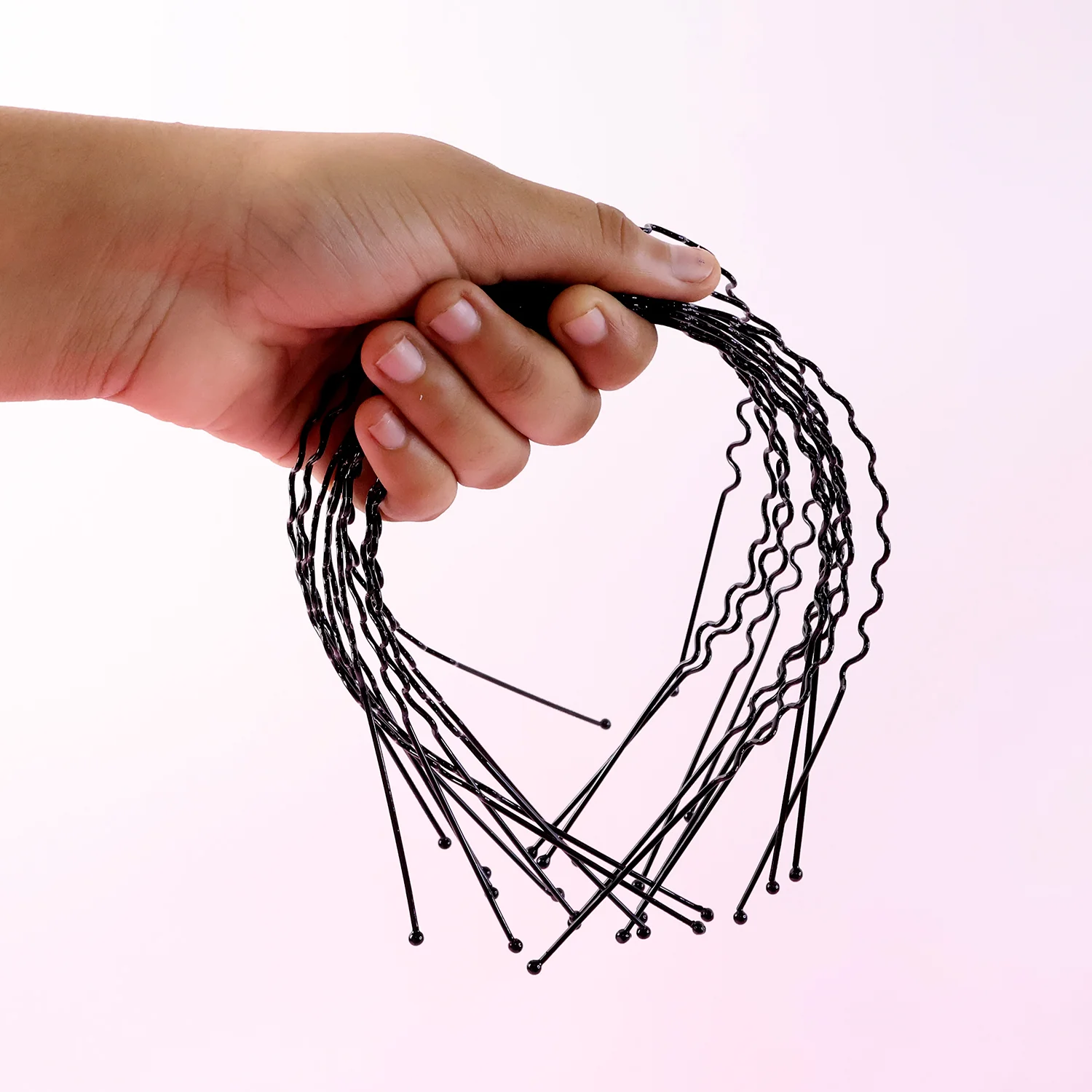 Premium Metal Wave Hair Bands for Men & Women (12 Pc) - Image 4
