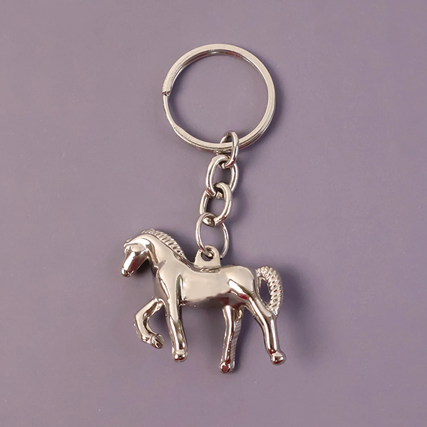 Premium Metallic Horse Shape Keychain (1 Pc) - Image 4