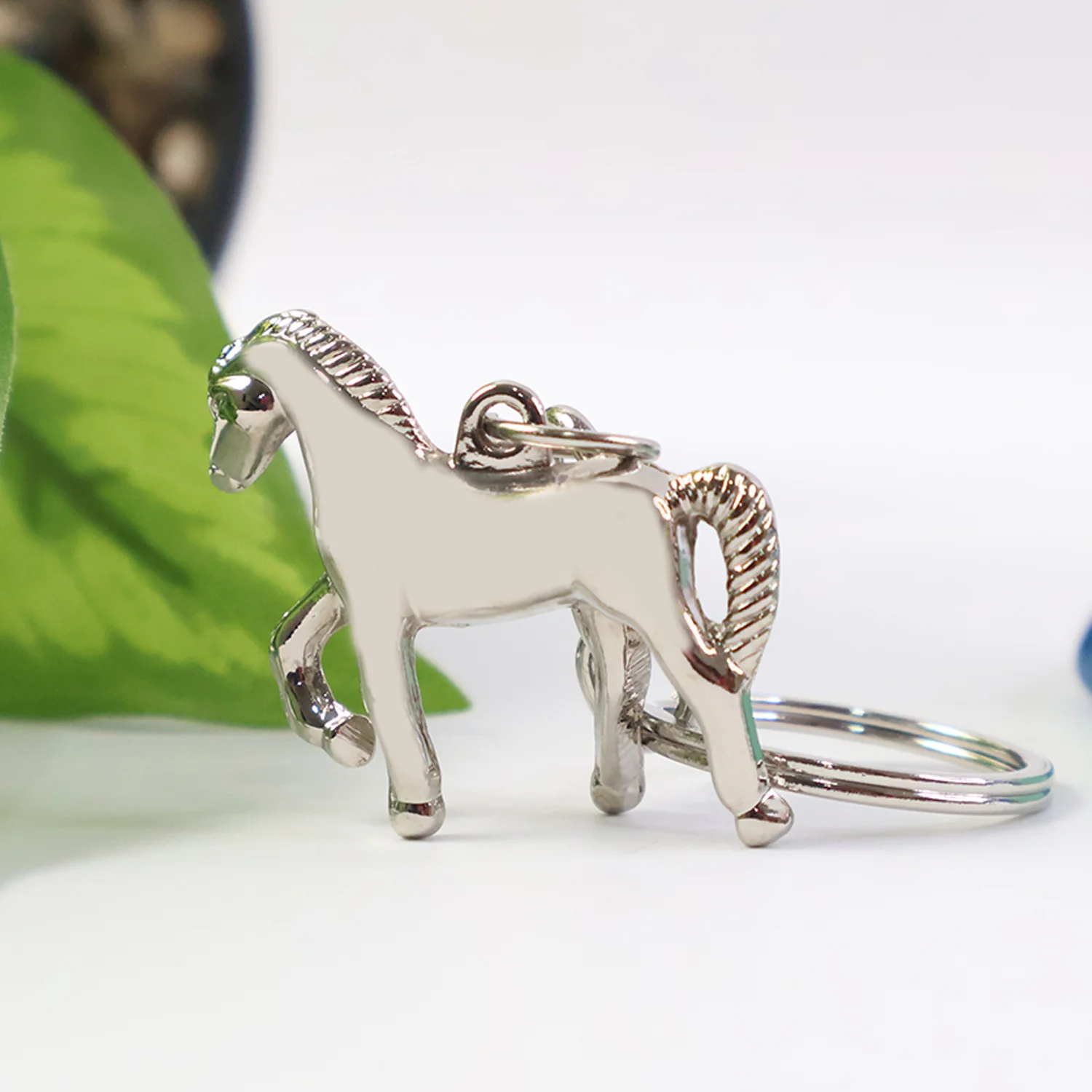Premium Metallic Horse Shape Keychain (1 Pc) - Image 6