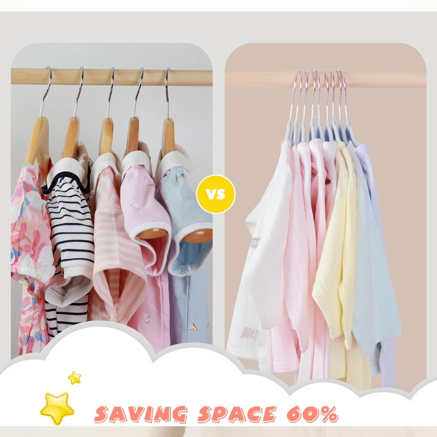 Premium Mix Design Non-Slip Clothes Hanger (Mix Design / 1 Pc) - Image 6