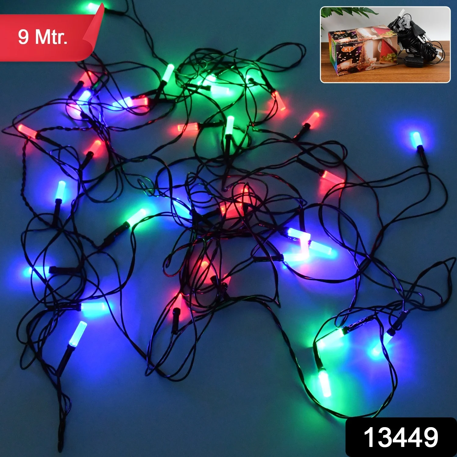 Premium Multi-Color LED Decorative String Lights (9 Mtr) - Image 2