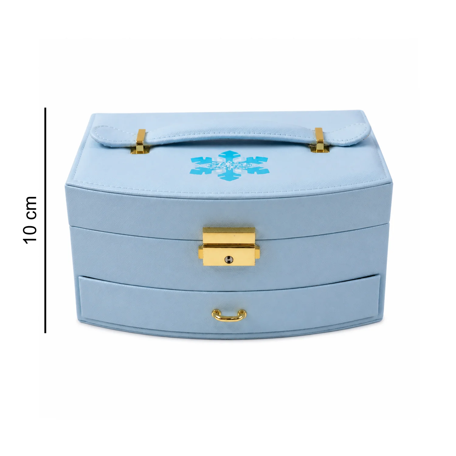 Premium Multi Layer Jewelry Storage Box with Mirror (1 Set) - Image 6