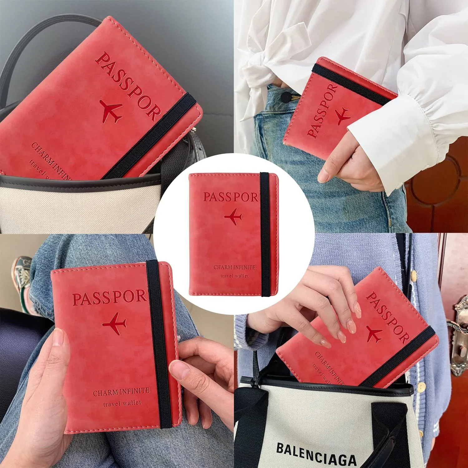 Premium Multifunction Travel Passport Holder & Wallet (15x11cm / 1 Pc) - Image 3