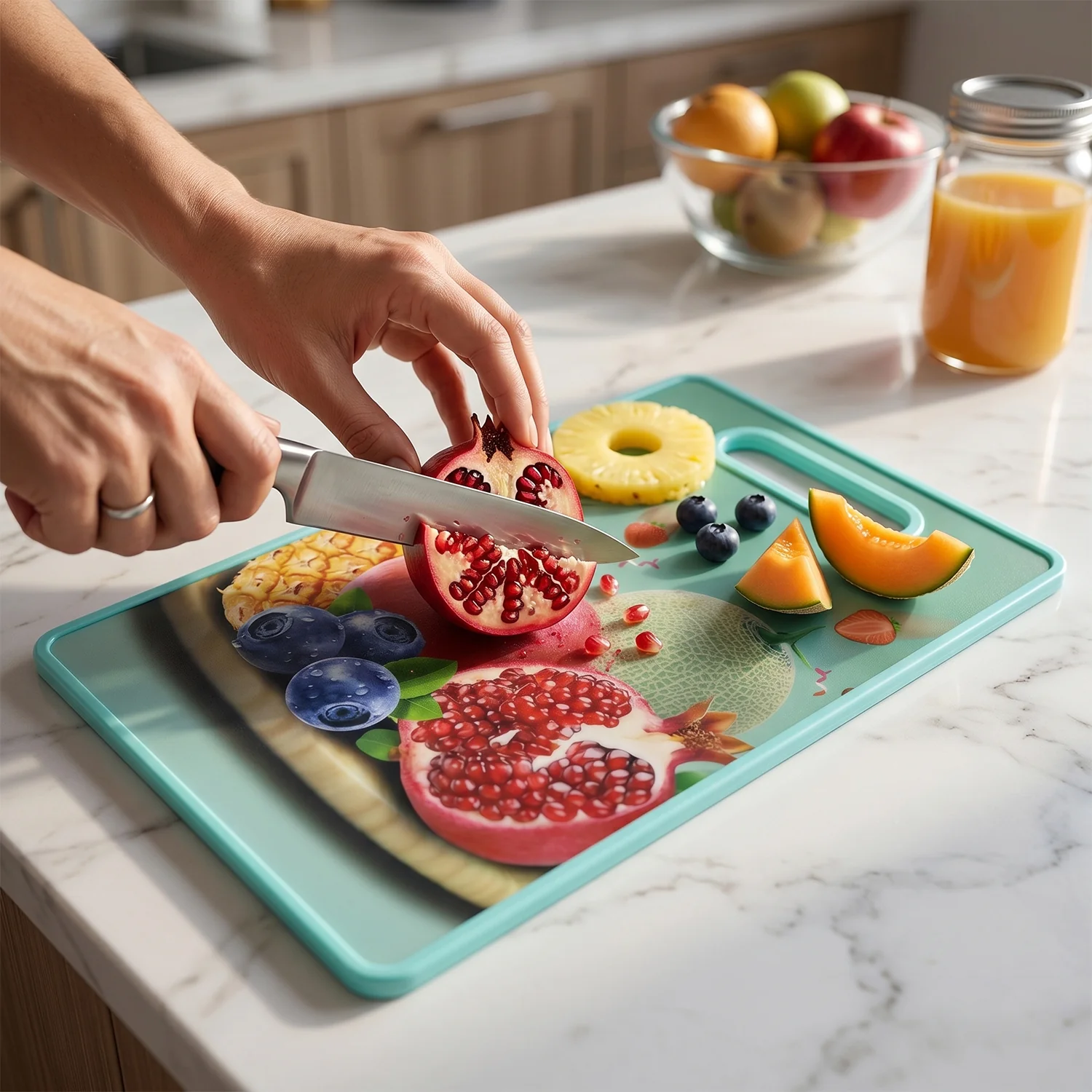Multipurpose Anti-Slip Cutting Board (1 Pc, 36x23 Cm) - Image 3