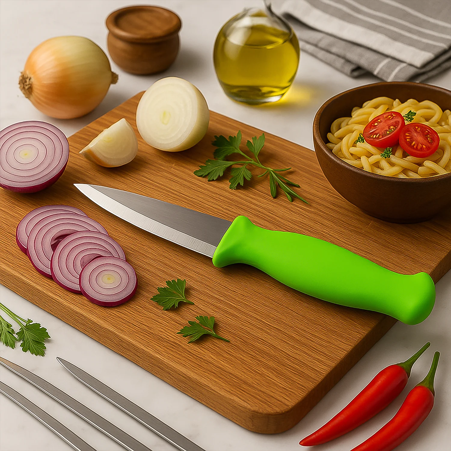 Premium Multipurpose Stainless Steel Kitchen Knife (1 Pc) - Image 4
