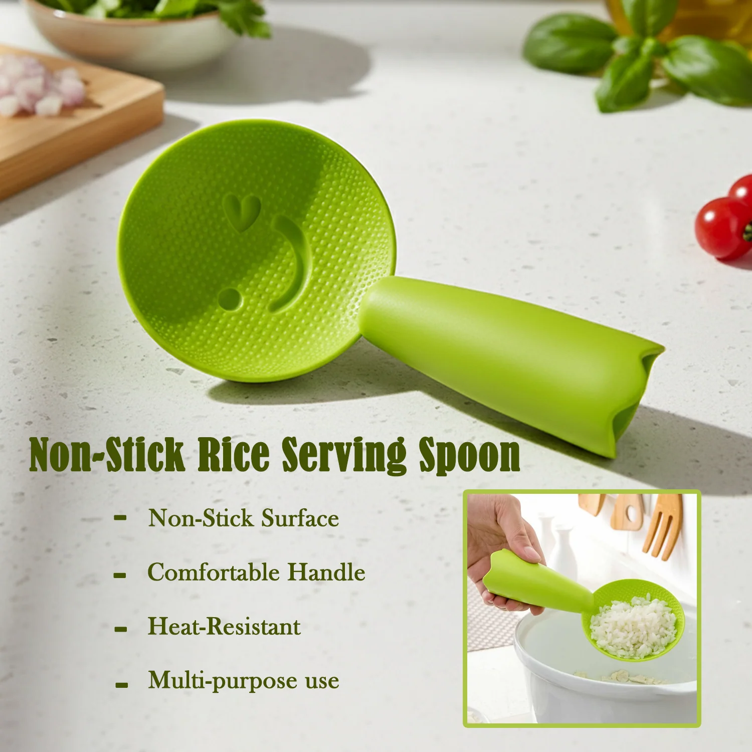 Premium Non-Stick Rice Serving Spoon (1 Pc) - Image 4